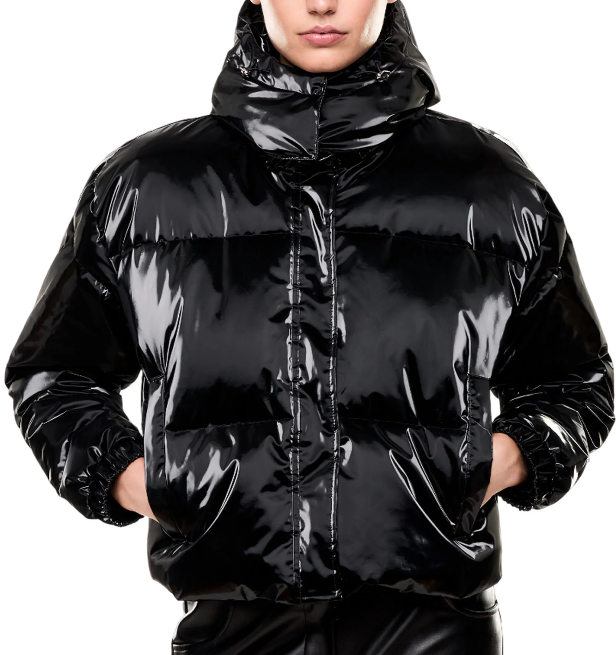 Ea7 Bomber In Nylon Lucido Nero 7W000808Af14805 165330