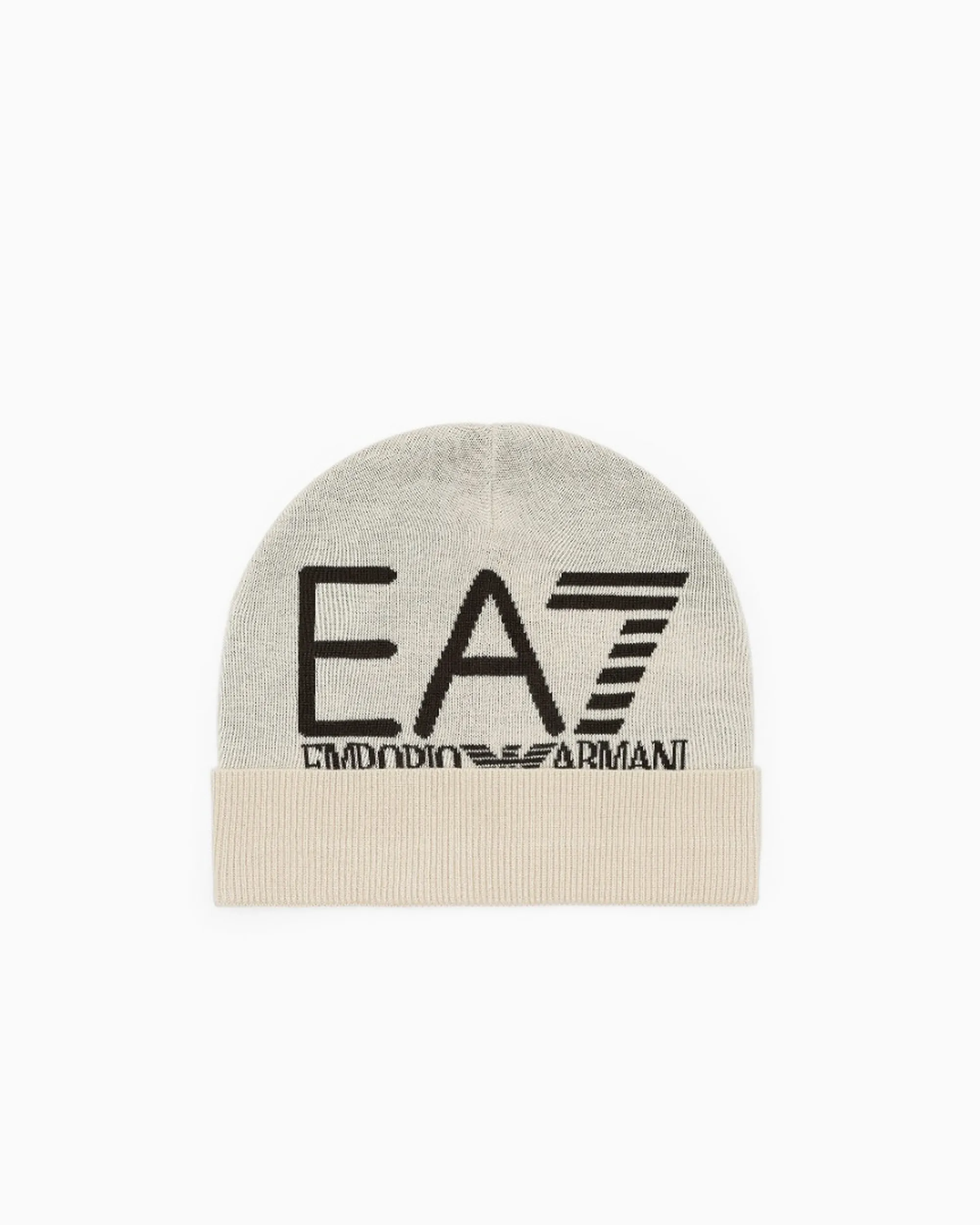 Ea7 Cappello Beanie Panna 7X000006Af11994 190803