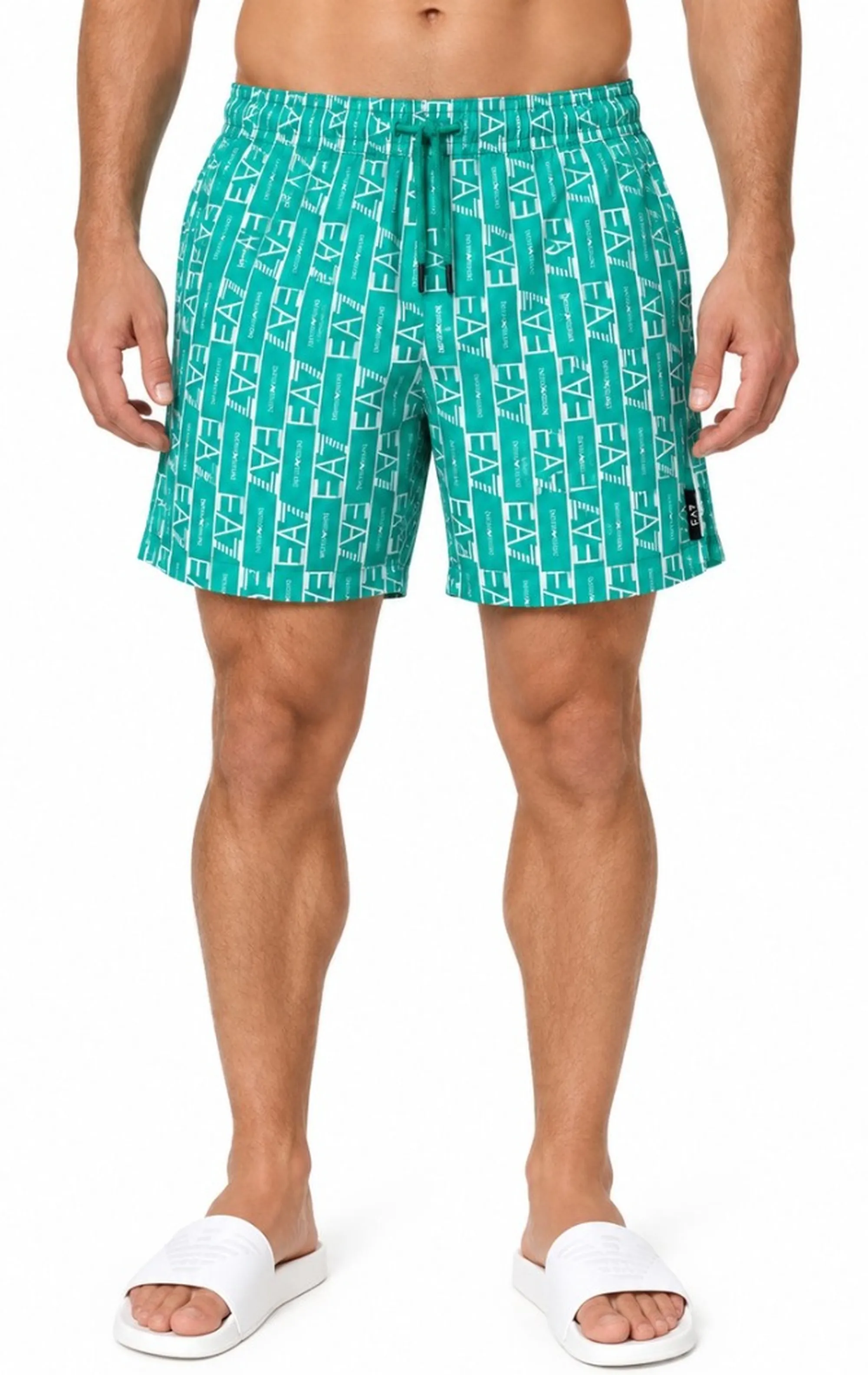 Ea7 B'Boxer Beachwear' Green 7M001677Af21251 199496