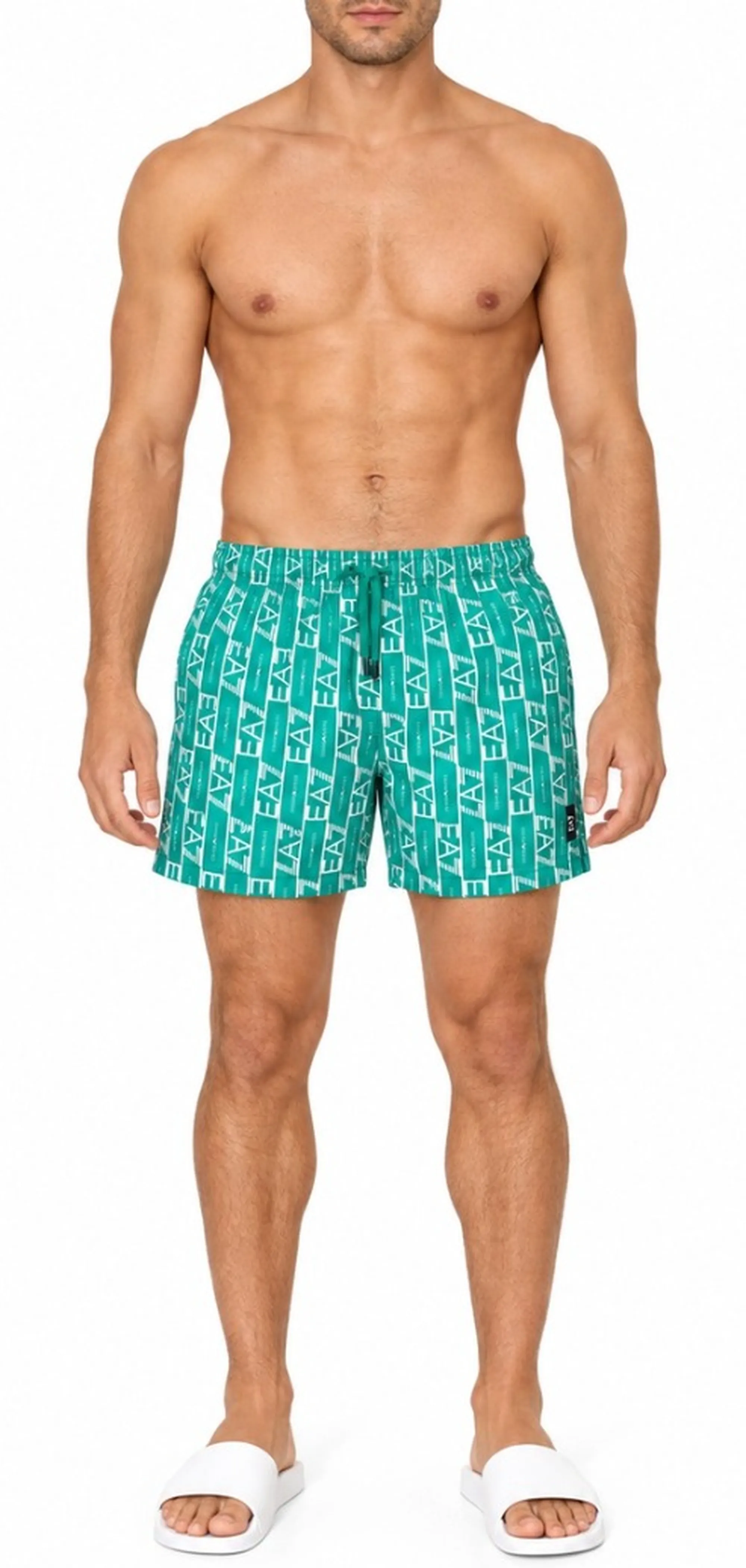 Ea7 B'Boxer Beachwear' Green 7M001677Af21251 199498