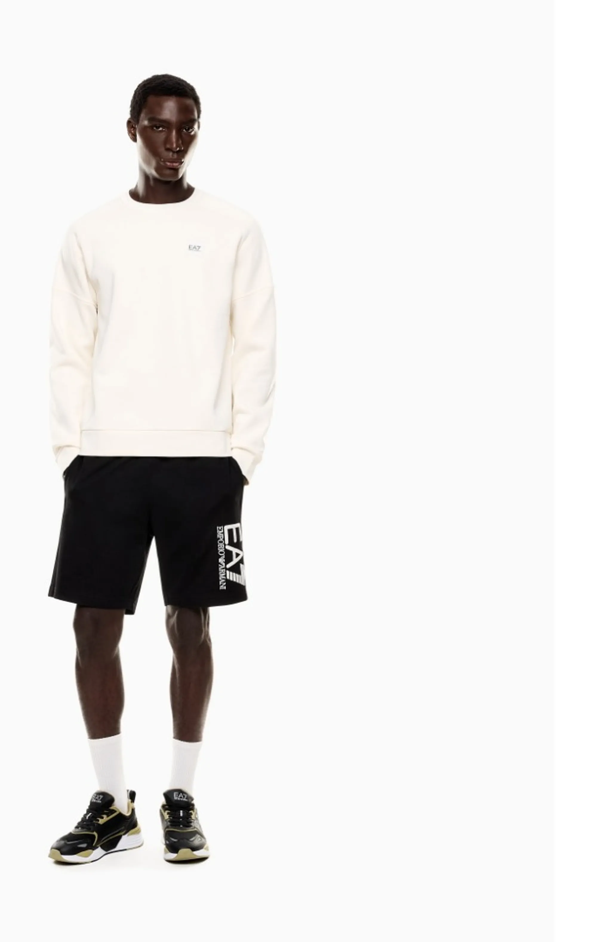 Ea7 Felpa Bianco 7M000908Af10377 164498