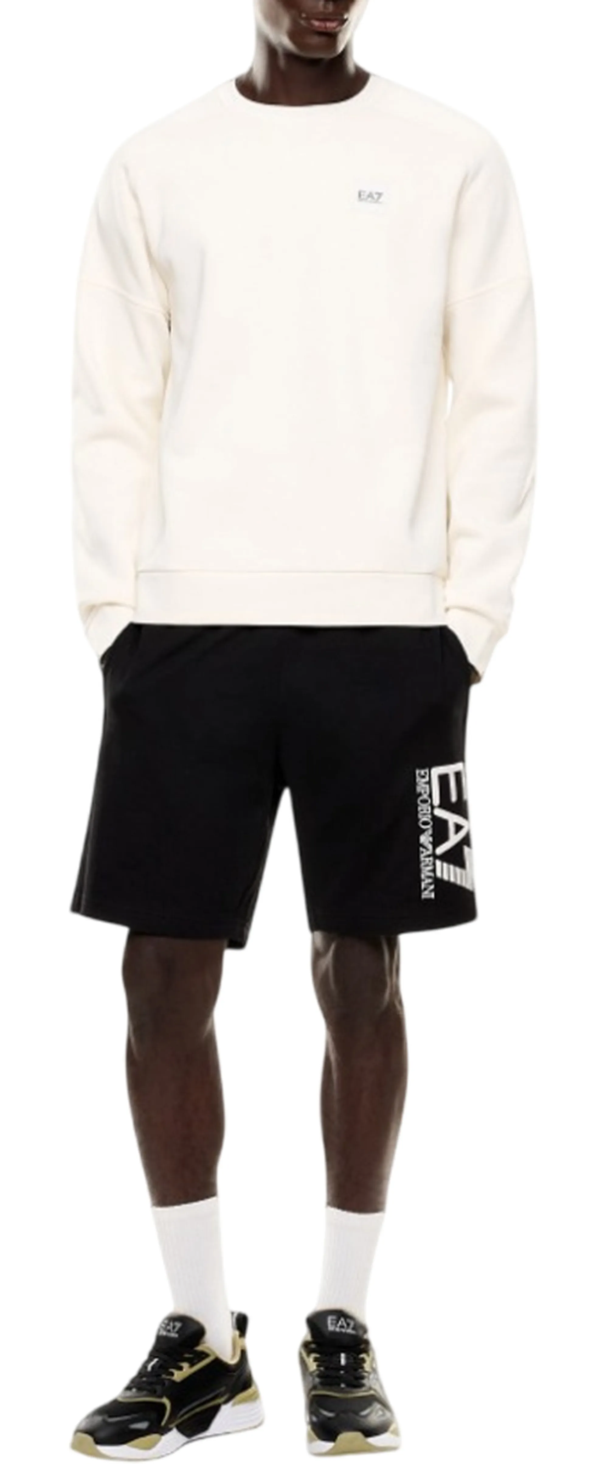 Ea7 Felpa Bianco 7M000908Af10377 183988