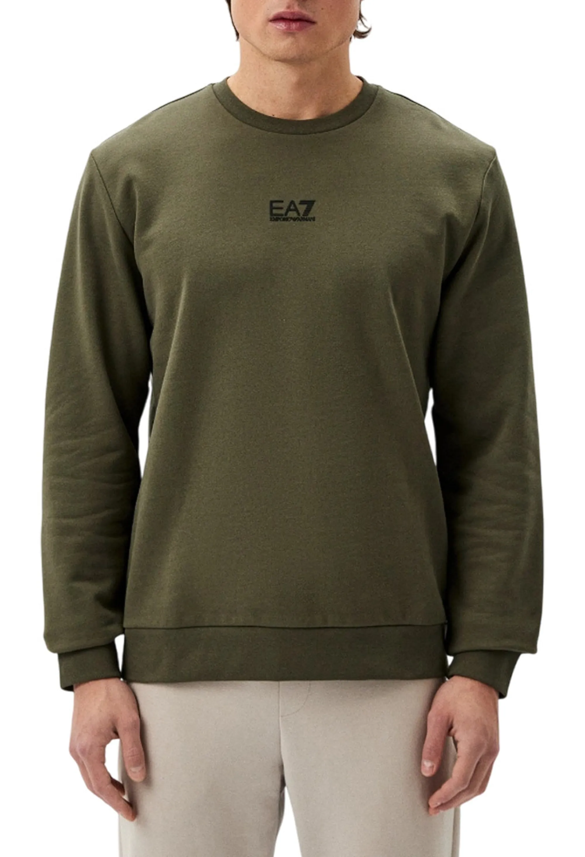 Ea7 Felpa Verde Scuro 8Npm34Pjvtz 161492