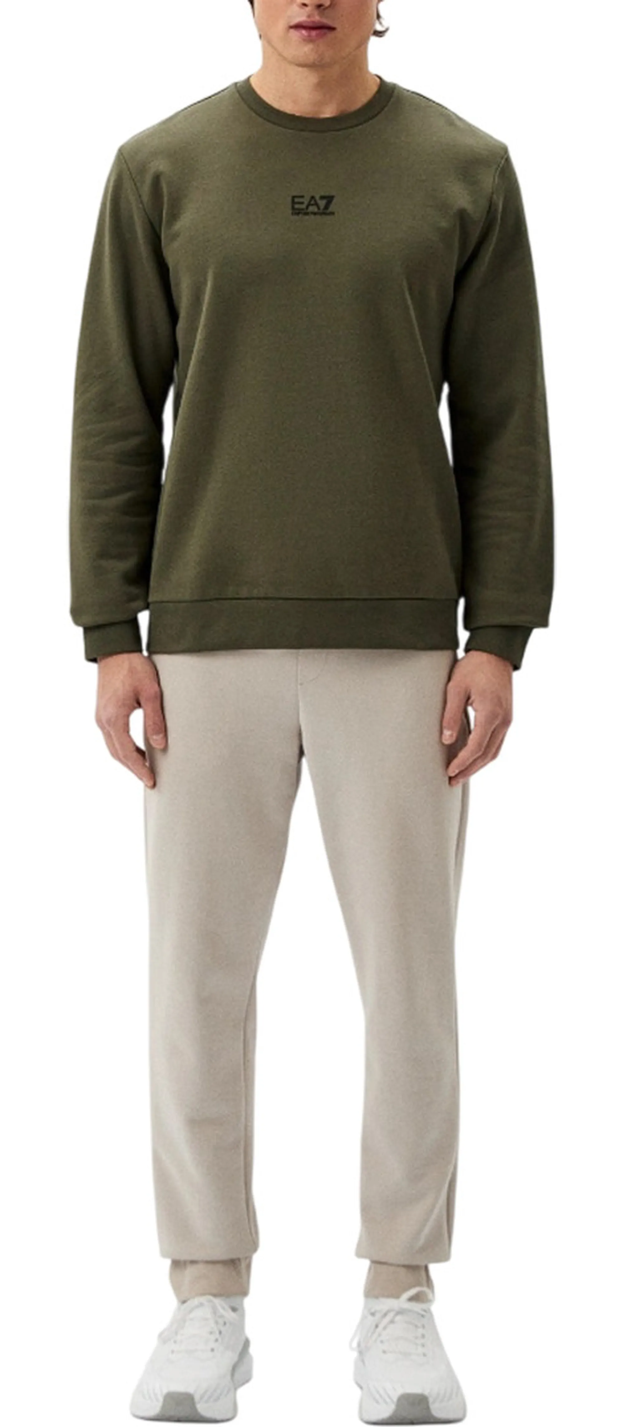 Ea7 Felpa Verde Scuro 8Npm34Pjvtz 161494