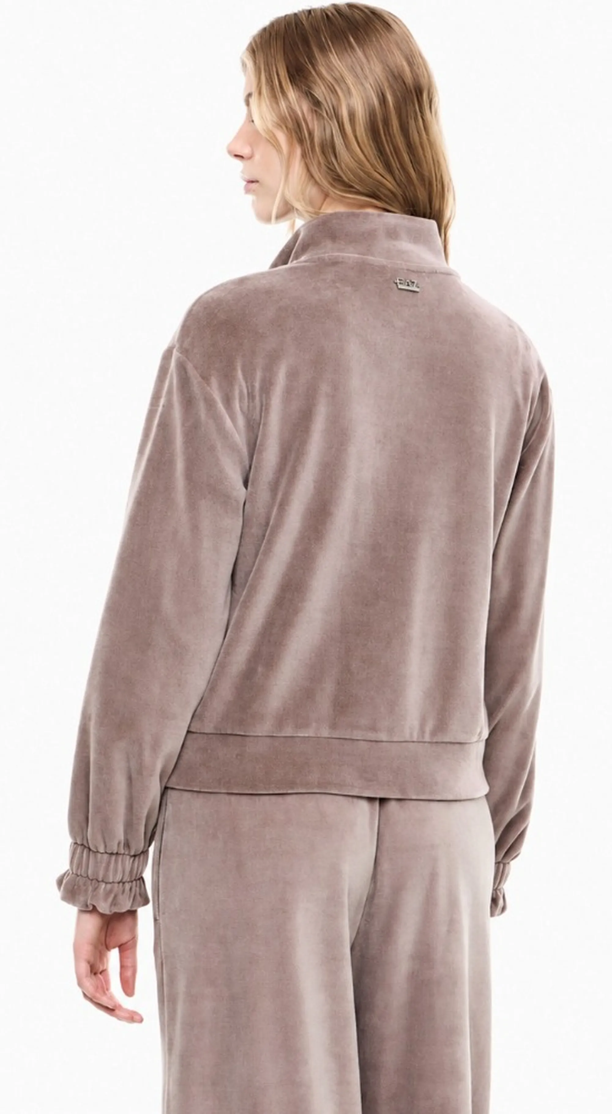 Ea7 Felpa Athletic Velour Beige 7W001432Af26044 190893