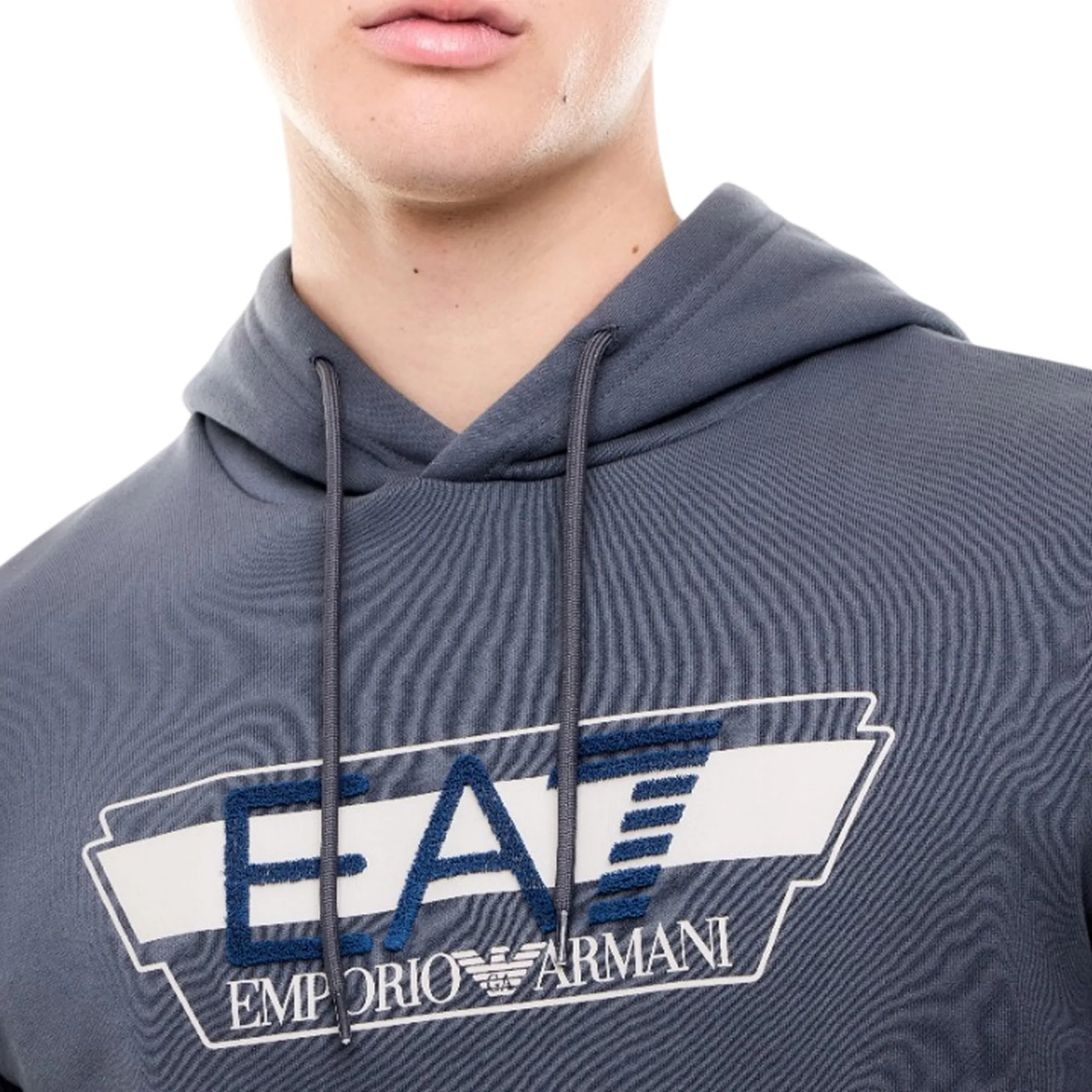 Ea7 Felpa Con Logo Grigio 7M002434Af10377 191542
