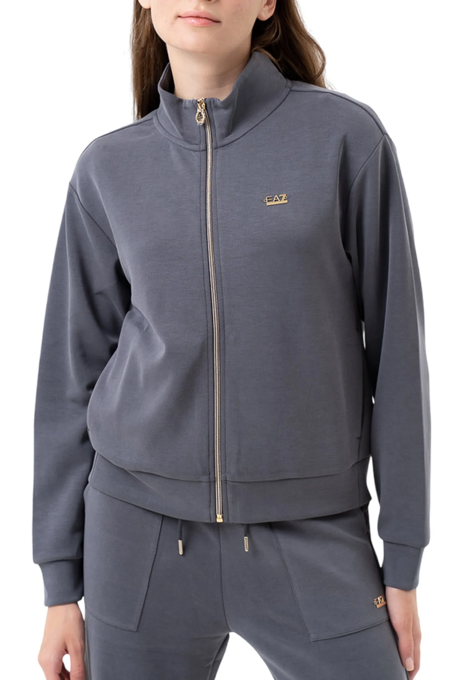 Ea7 Felpa Ea7 Grigio 7W000191Af12643 163995