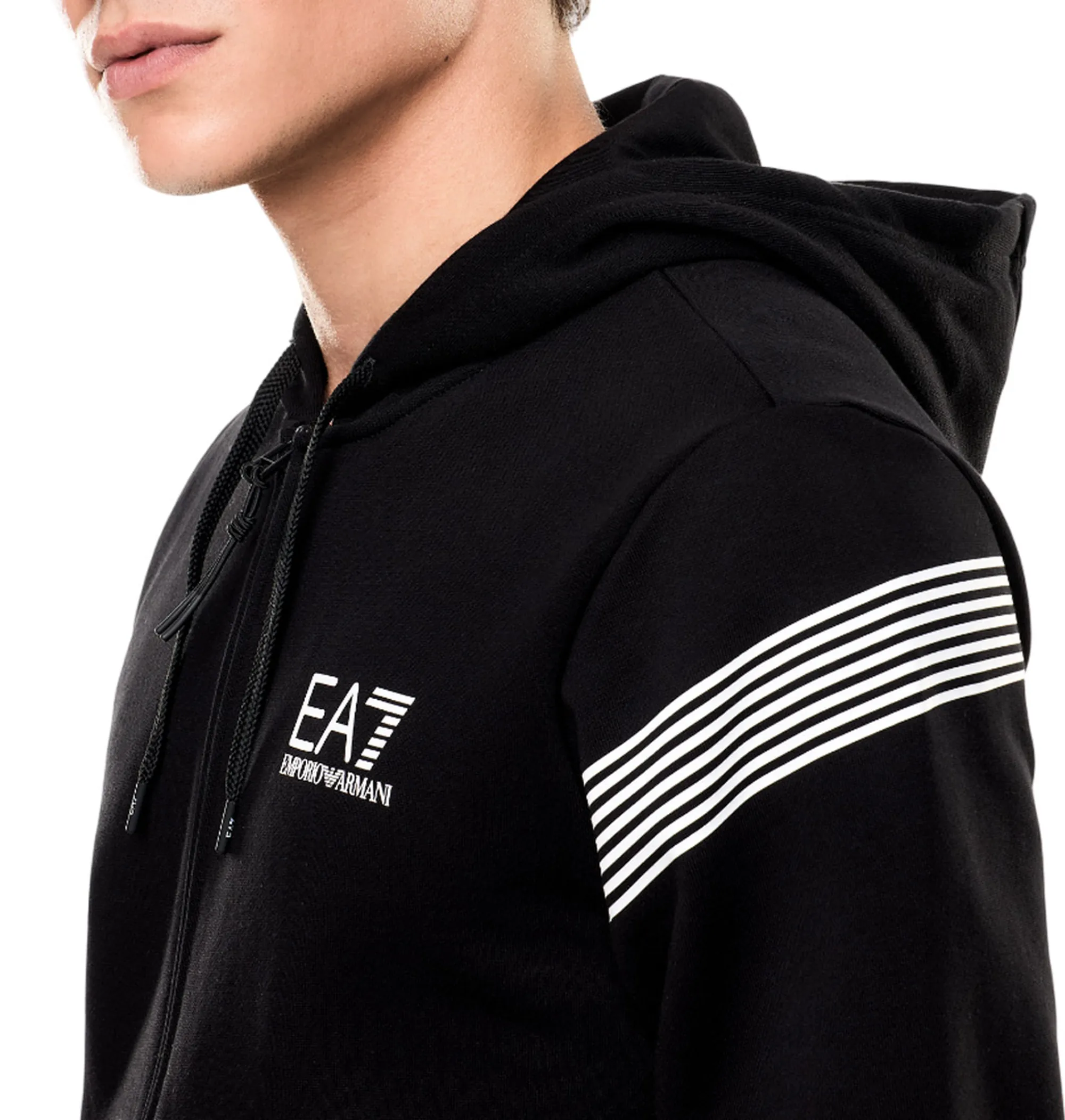 Ea7 B'Ea7 7Lines Sweatshirt' Black 7M001187Af10377 161539