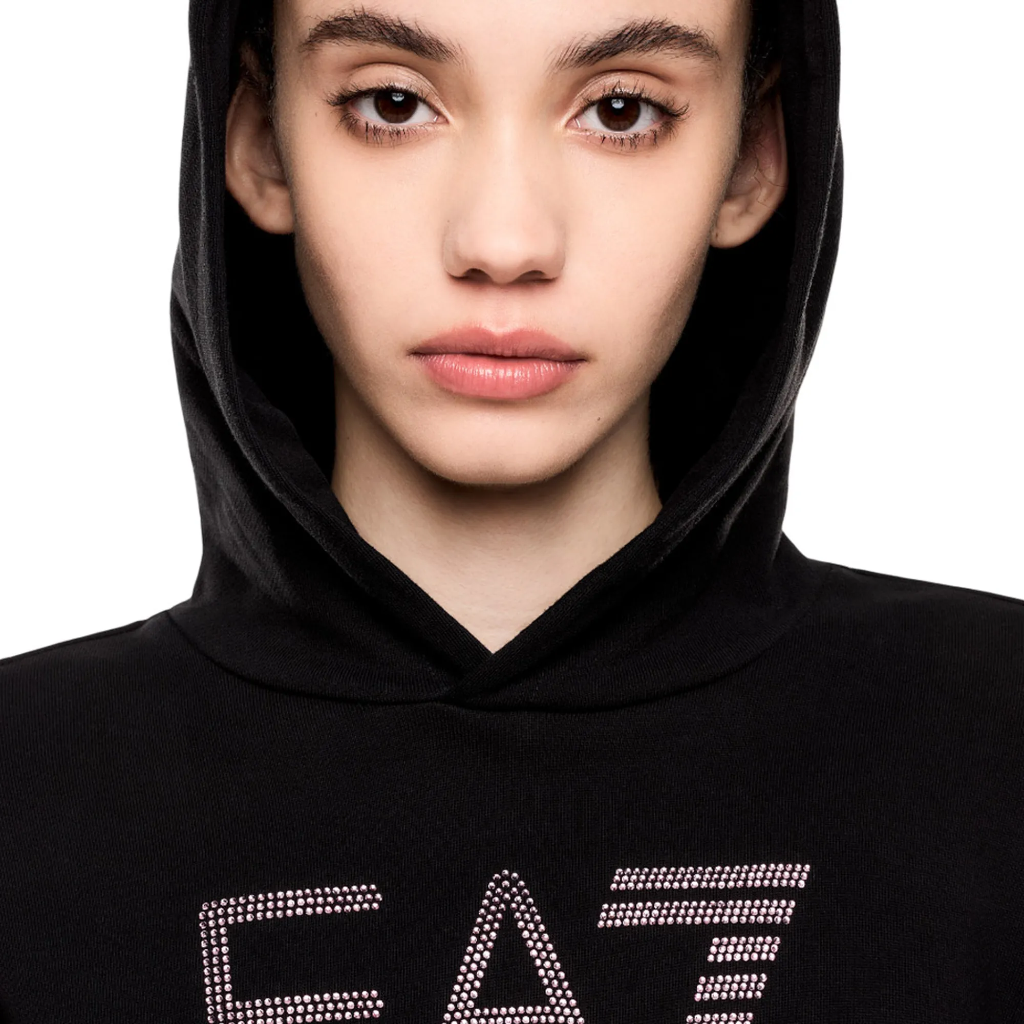 Ea7 B'Ea7 Sweatshirt With Rhinestone' Black 7W000537Af15831 164027