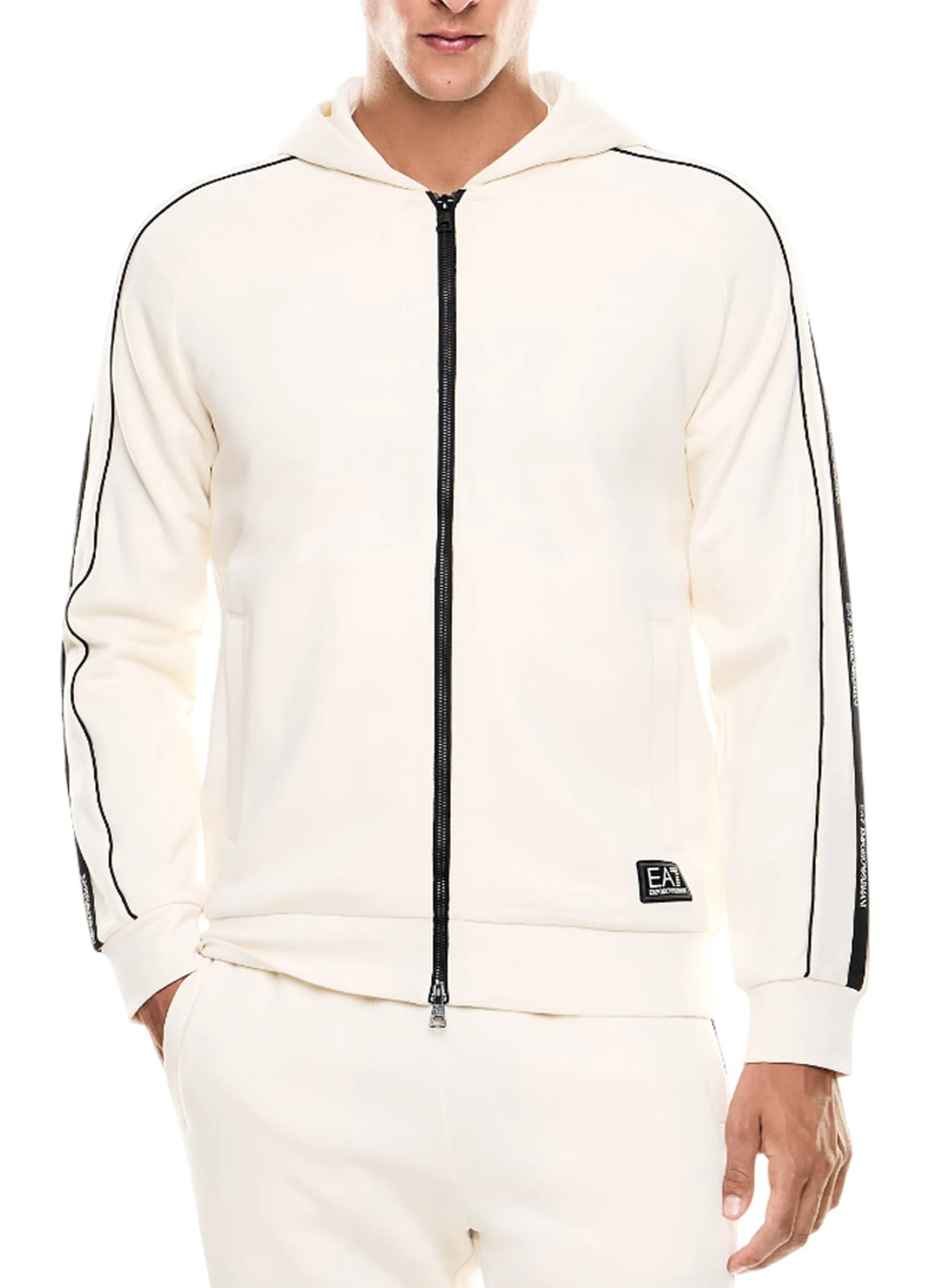 Ea7 B'Ea7 Cotton Blend Sweatshirt' White 7M000973Af10377 161339