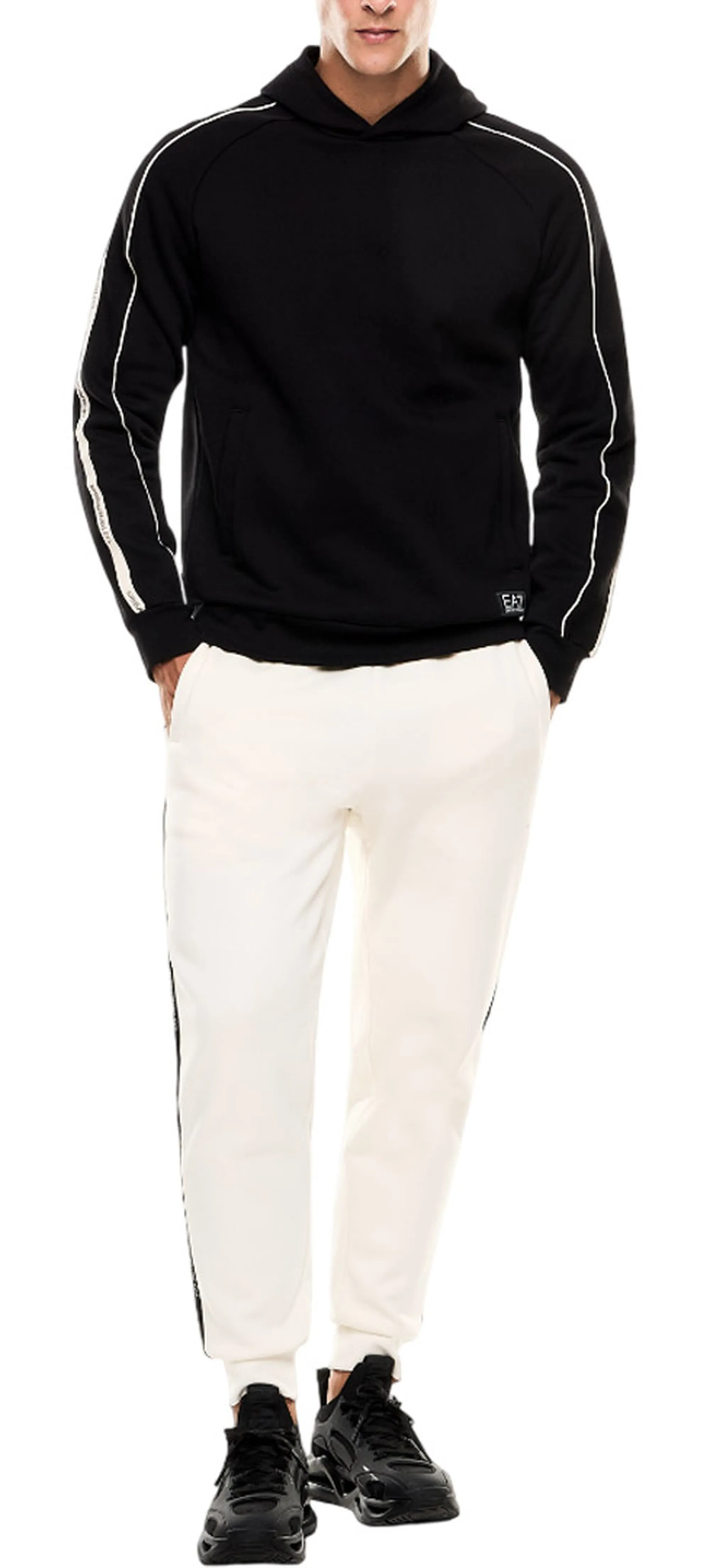 Ea7 B'Ea7 Cotton Blend Sweatshirt' Black 7M000972Af10377 161303