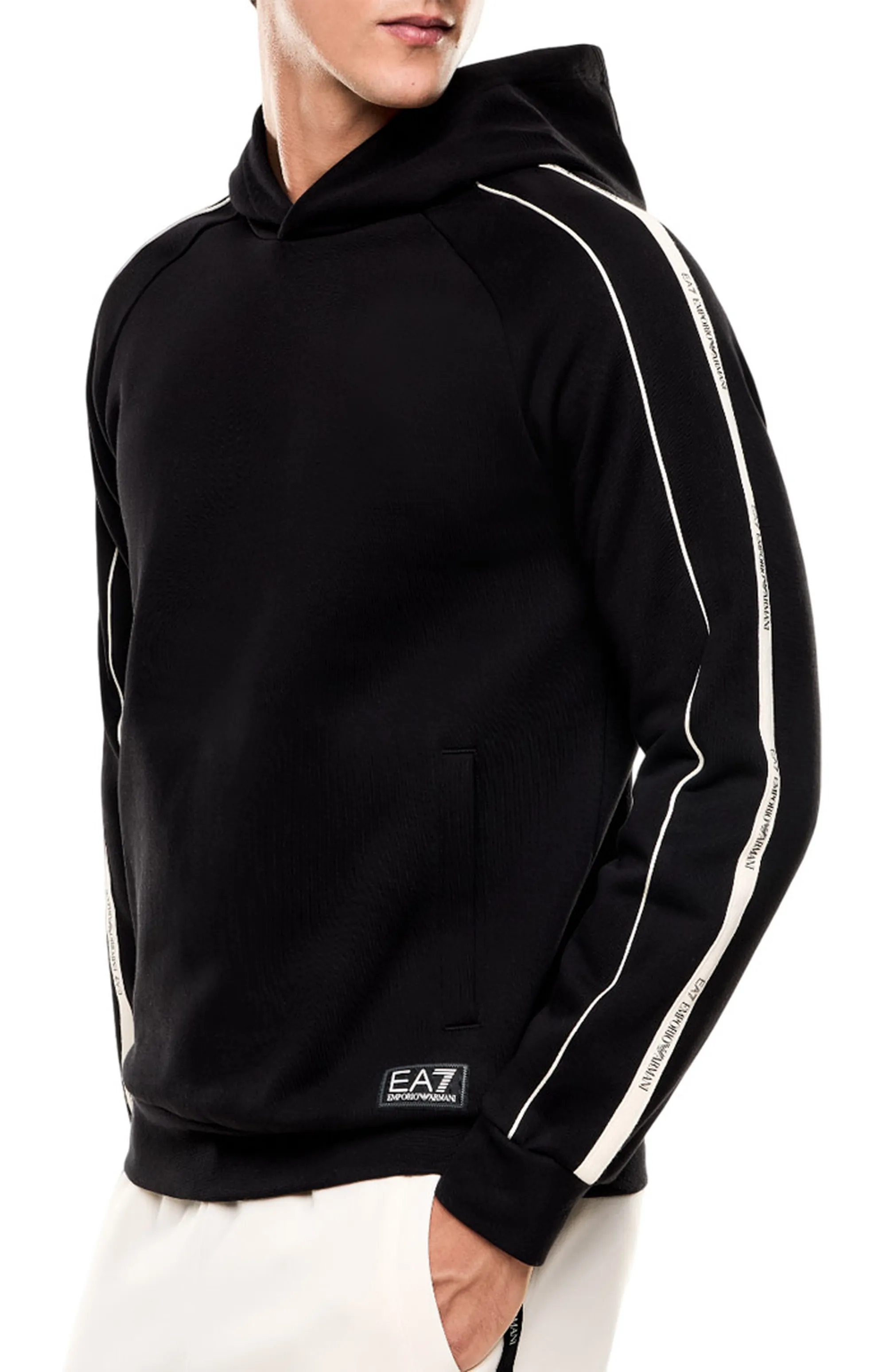 Ea7 B'Ea7 Cotton Blend Sweatshirt' Cream 7M000972Af10377 161309