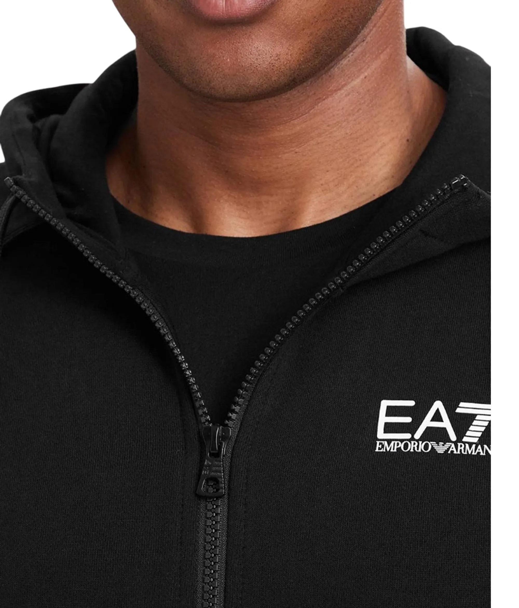 Ea7 Felpa Full Zip Black 7M001047Af10377 191197