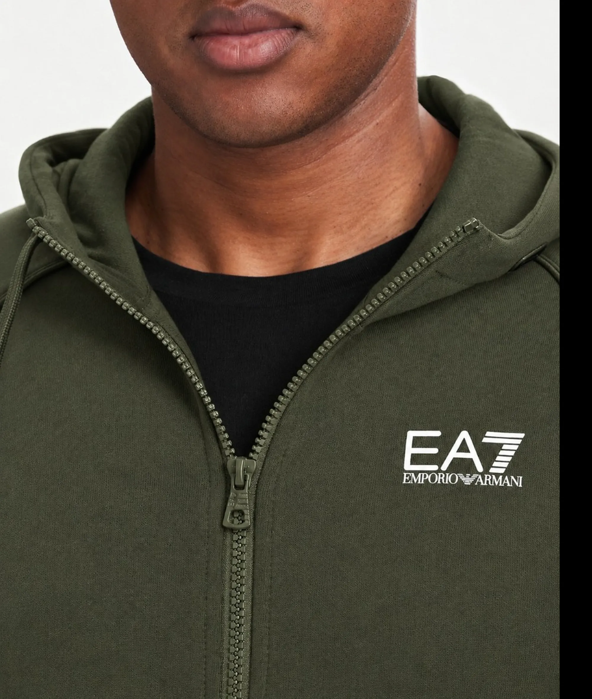 Ea7 B'Full Zip Sweatshirt' Military Green 7M001047Af10377 190954