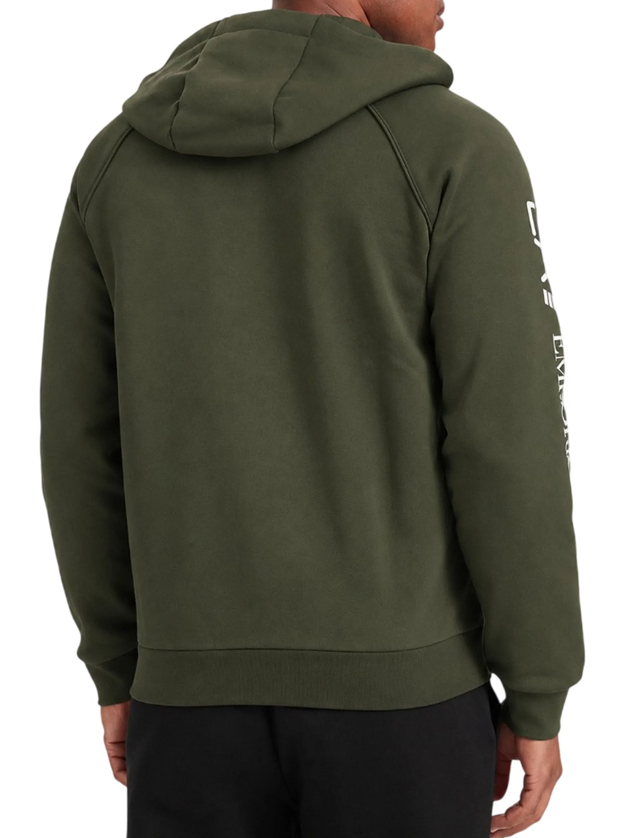 Ea7 Felpa Full Zip Verde Militare 7M001047Af10377 191187