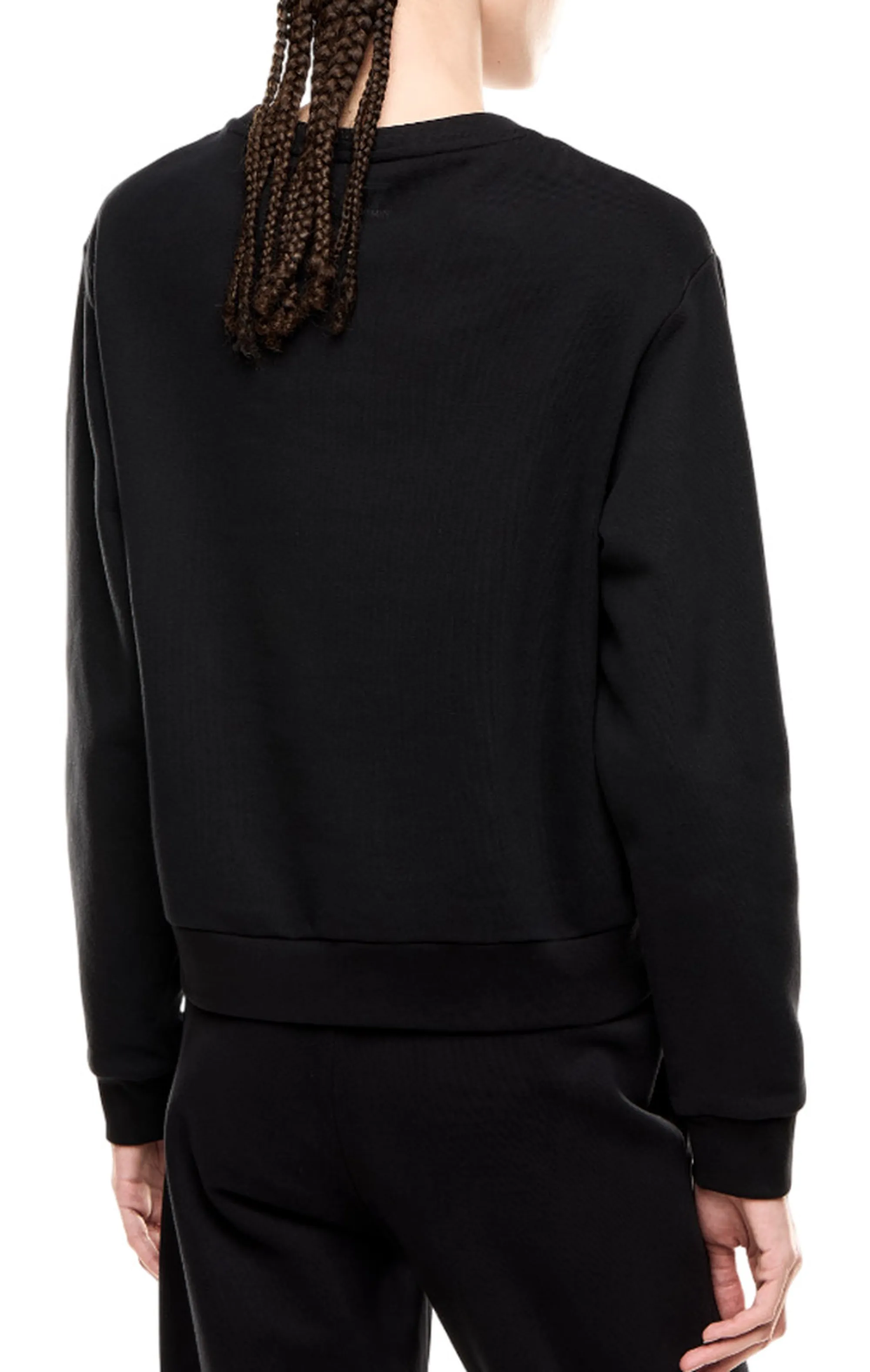 Ea7 Felpa Girocollo Con Paillettes Nero 7W000542Af16442 164040