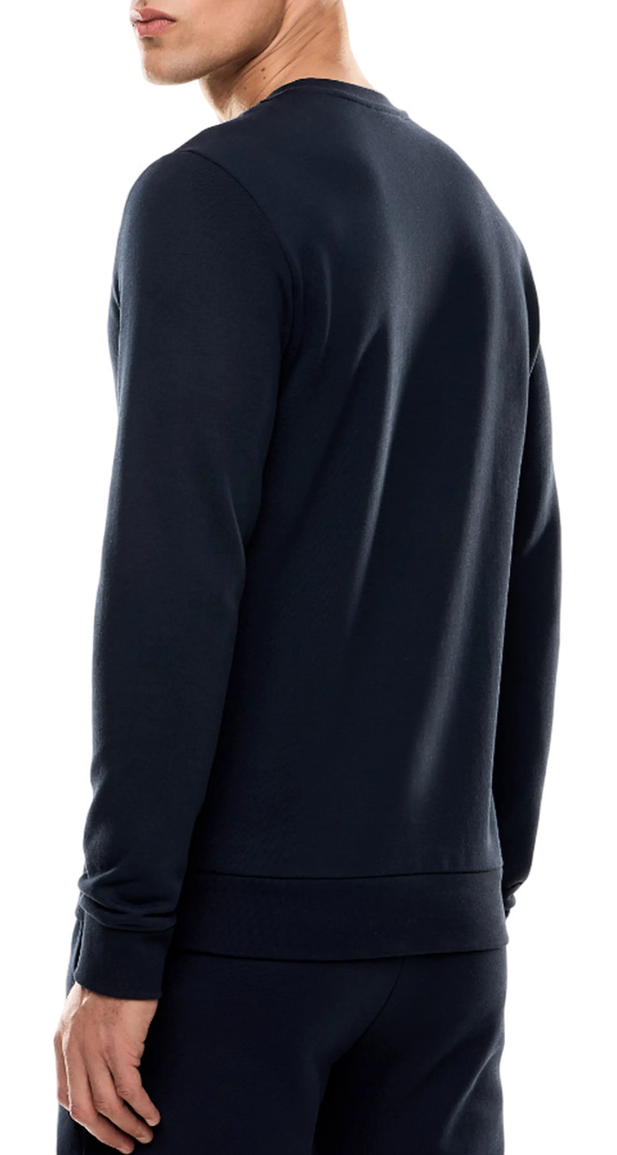 Ea7 B'Crew Neck Sweatshirt In Cotton Blend' Blu 7M001127Af10377 161350