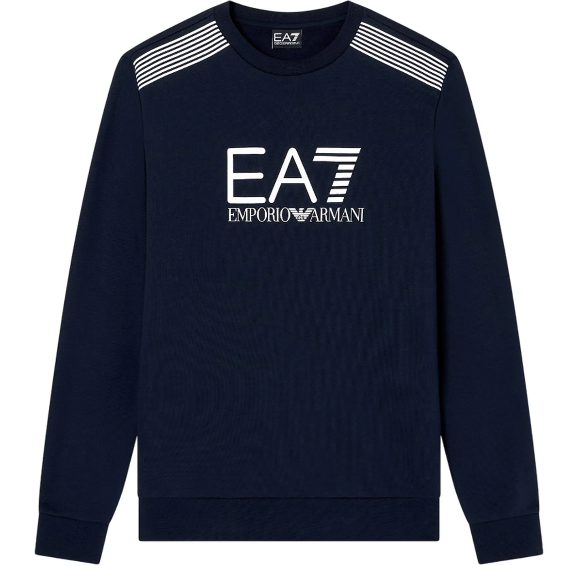 Ea7 B'Crew Neck Sweatshirt In Cotton Blend' Blu 7M001127Af10377 161361