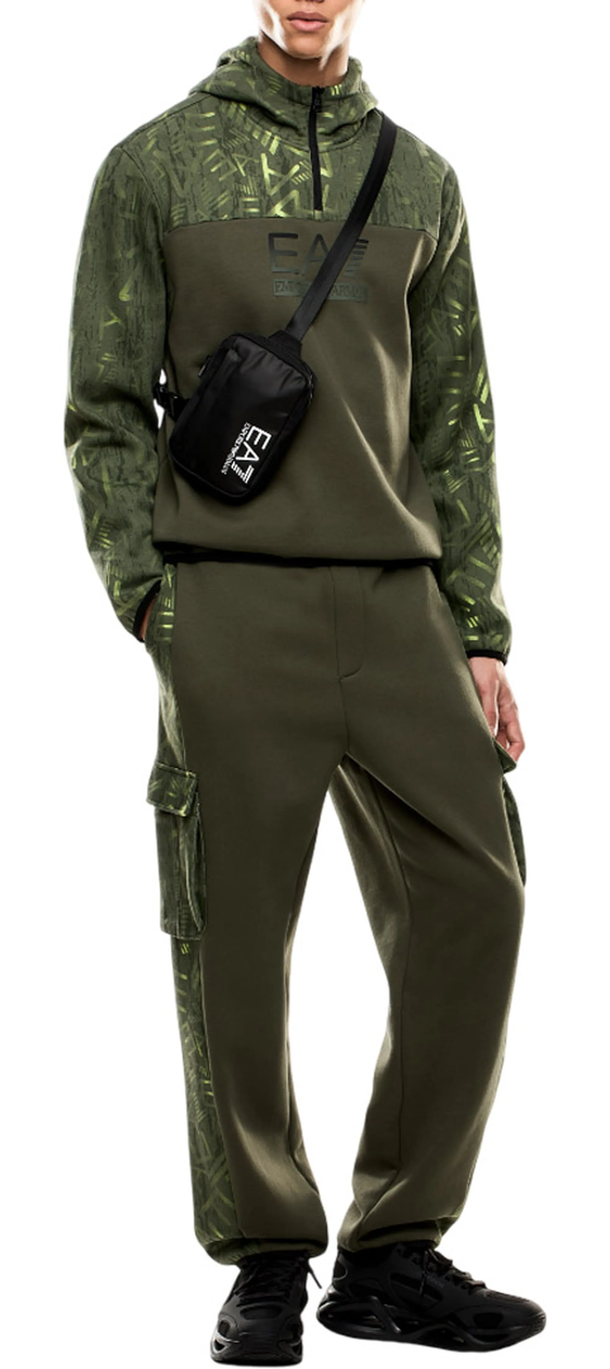 Ea7 B'Grapich Series Sweatshirt' Green 7M001131Af16549 161528