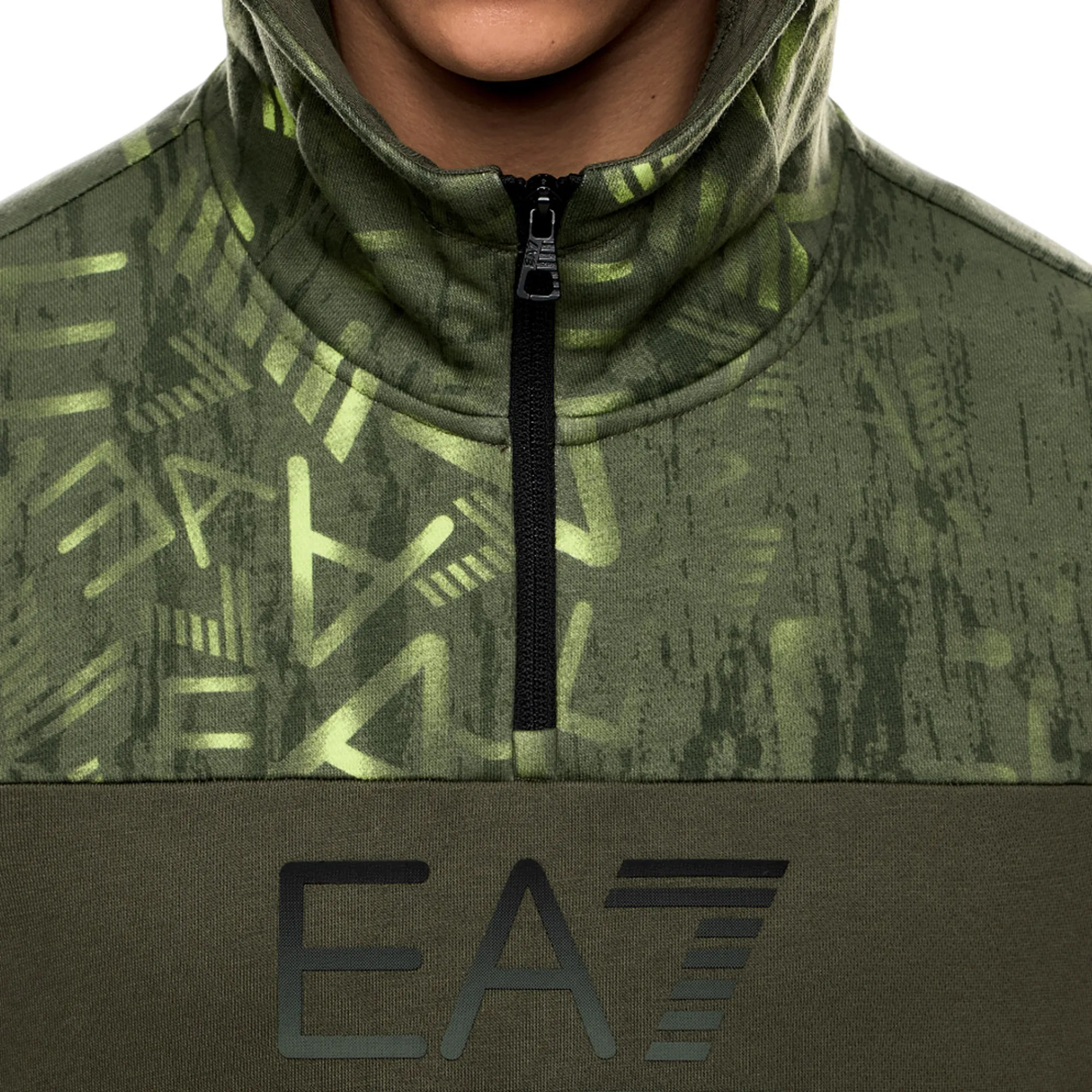 Ea7 B'Grapich Series Sweatshirt' Green 7M001131Af16549 161529