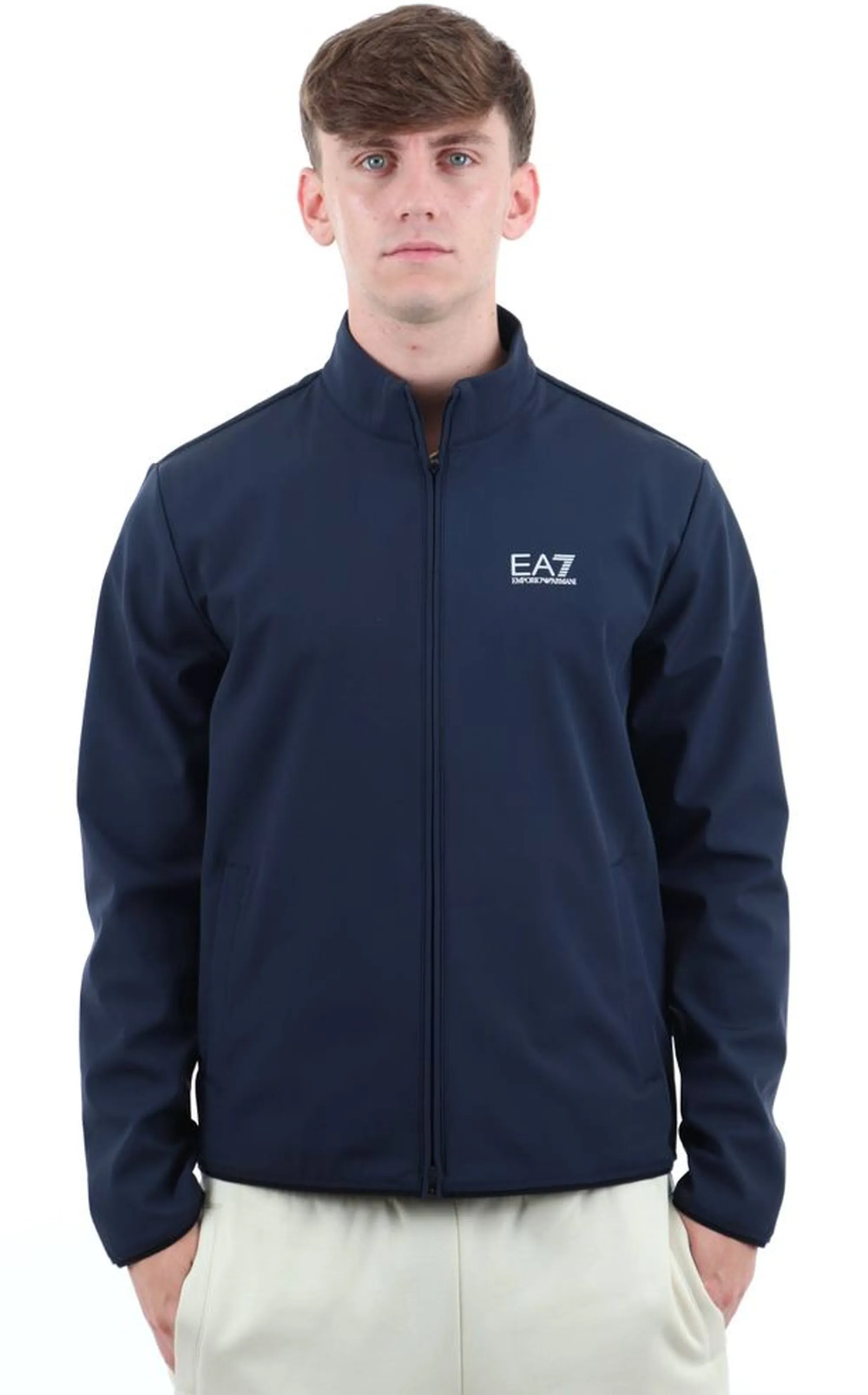 Ea7 B'Technical Fabric Sweatshirt' Blu 7M002481Af26523 191252