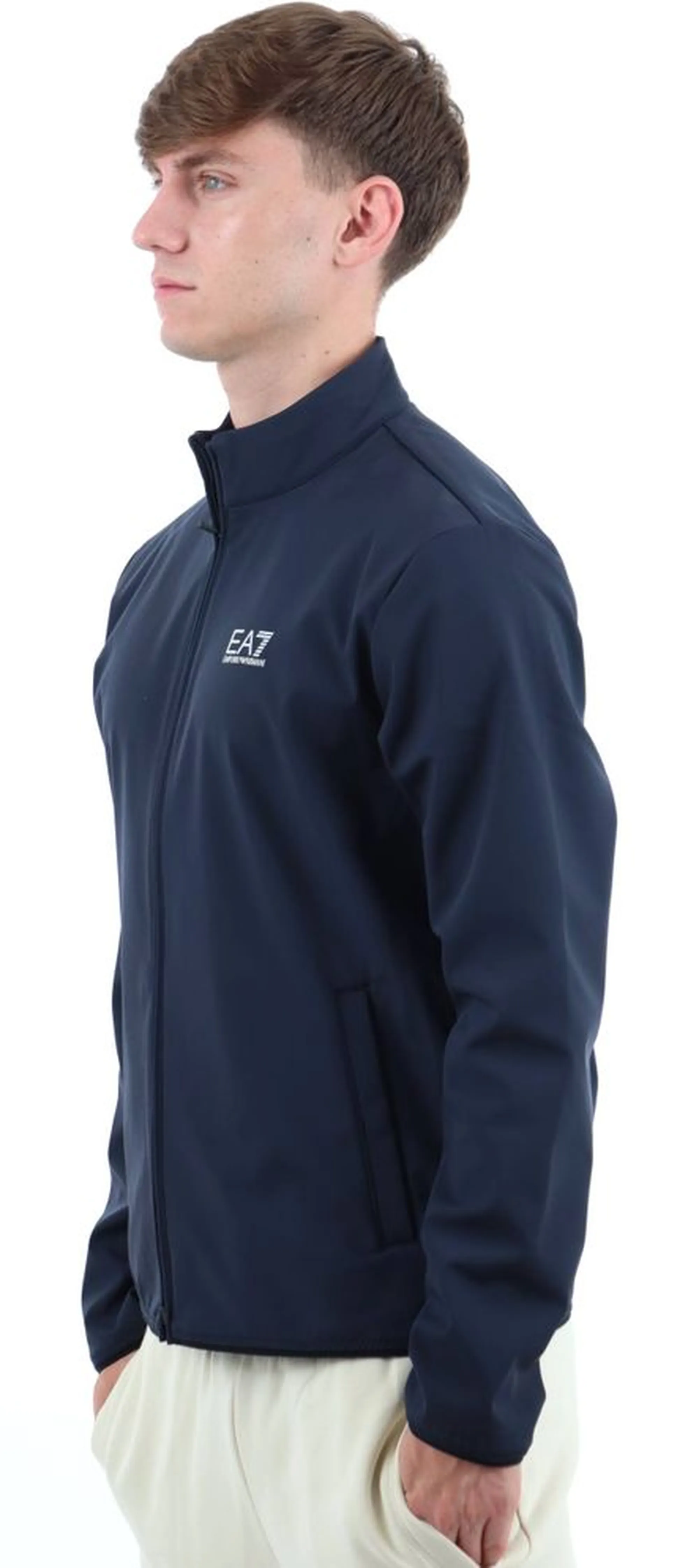 Ea7 B'Technical Fabric Sweatshirt' Blu 7M002481Af26523 191253