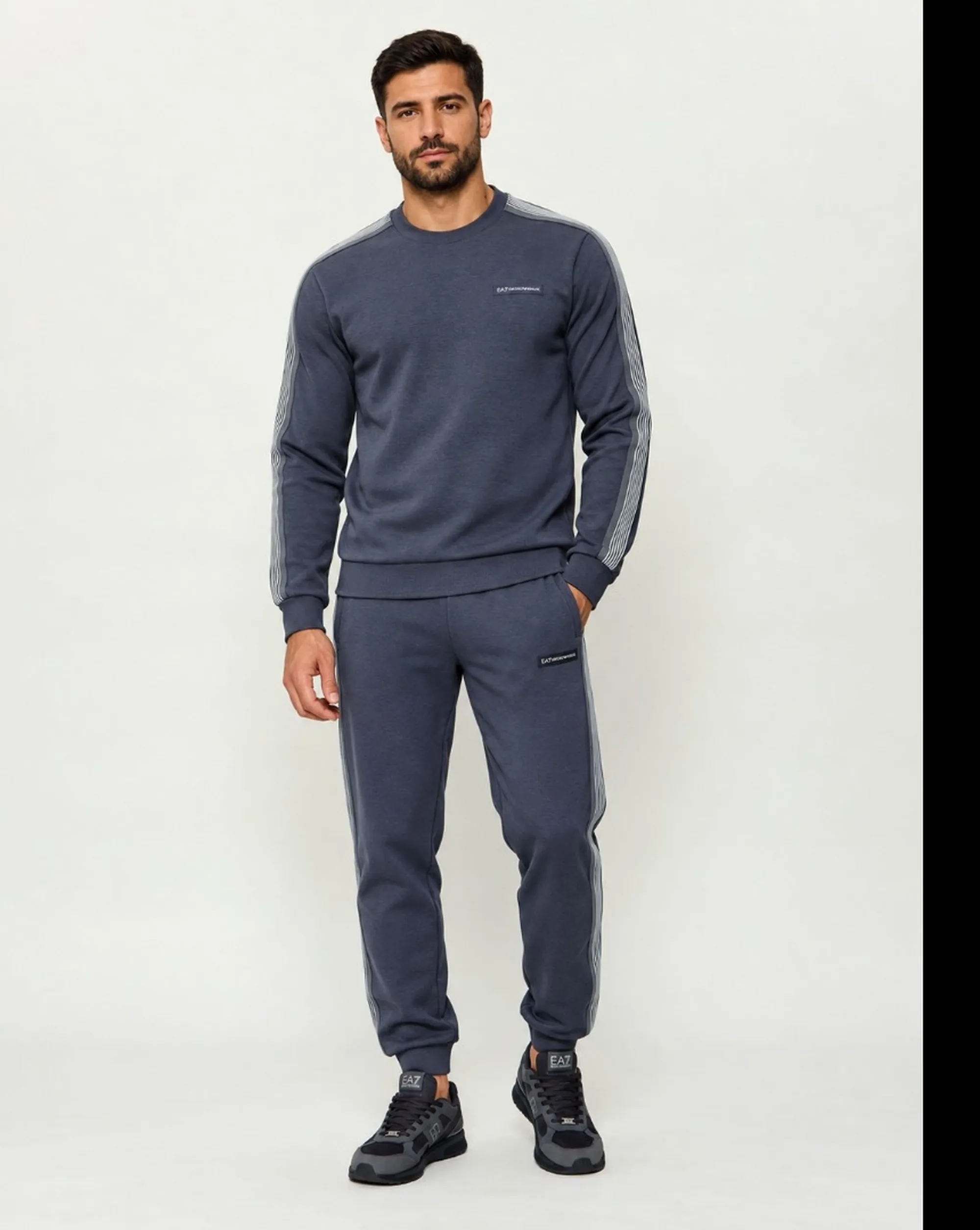 Ea7 B'Logo Series Sweatshirt' Grey 7M002218Af12660 191084