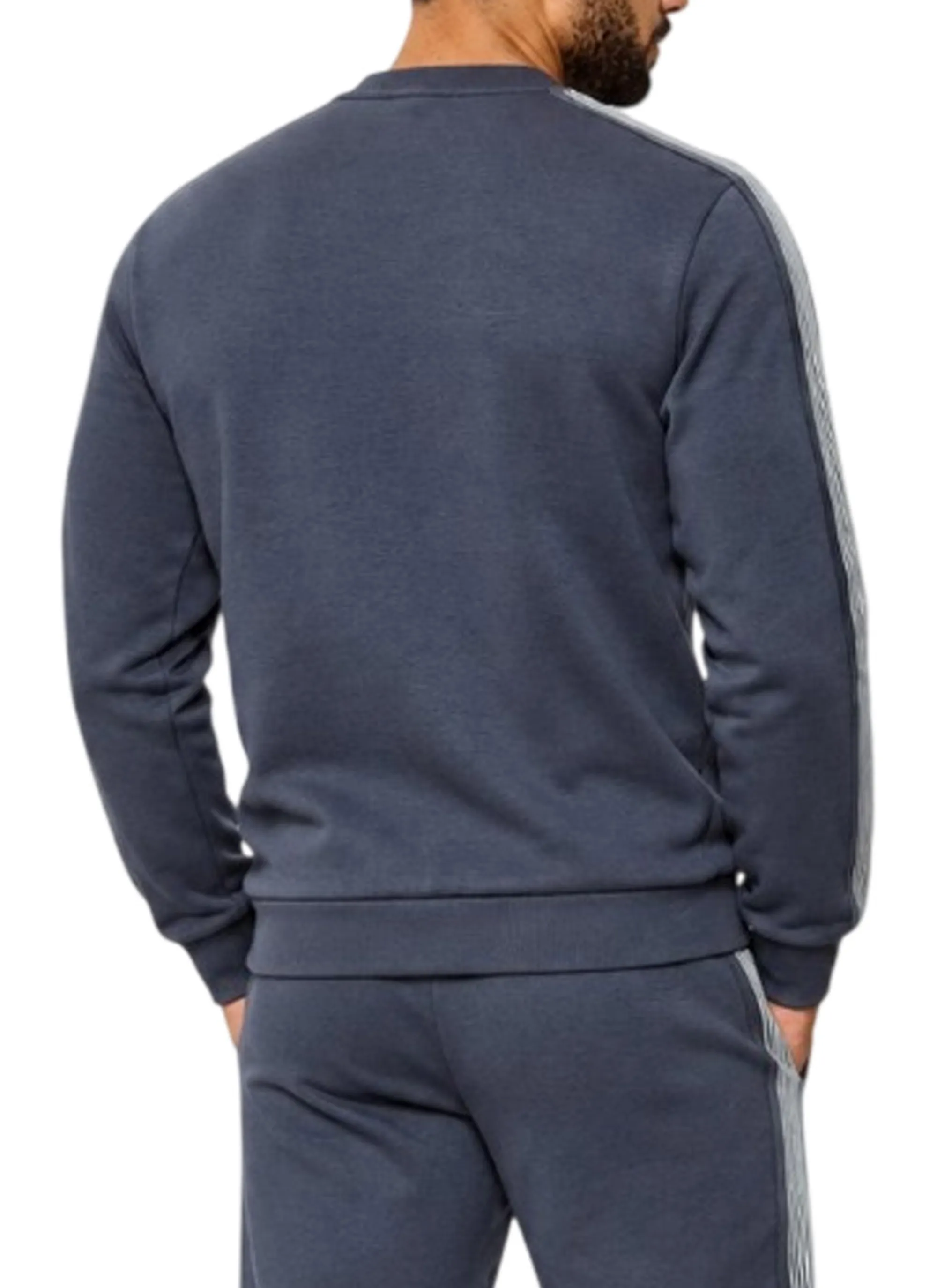 Ea7 Felpa Logo Series Grigio 7M002218Af12660 191203