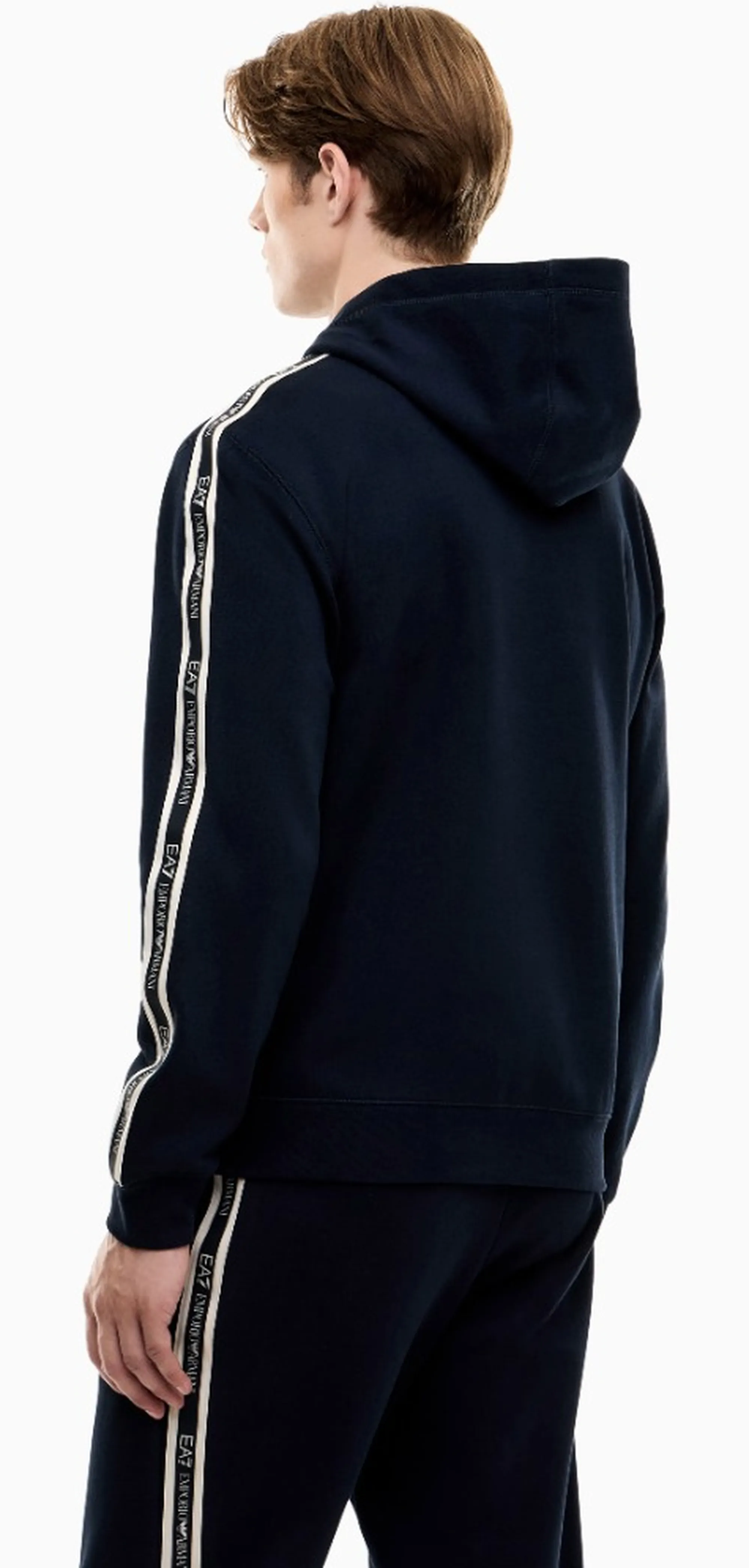Ea7 B'Logo Series Cotton Sweatshirt' Blu 7M002197Af10377 191038