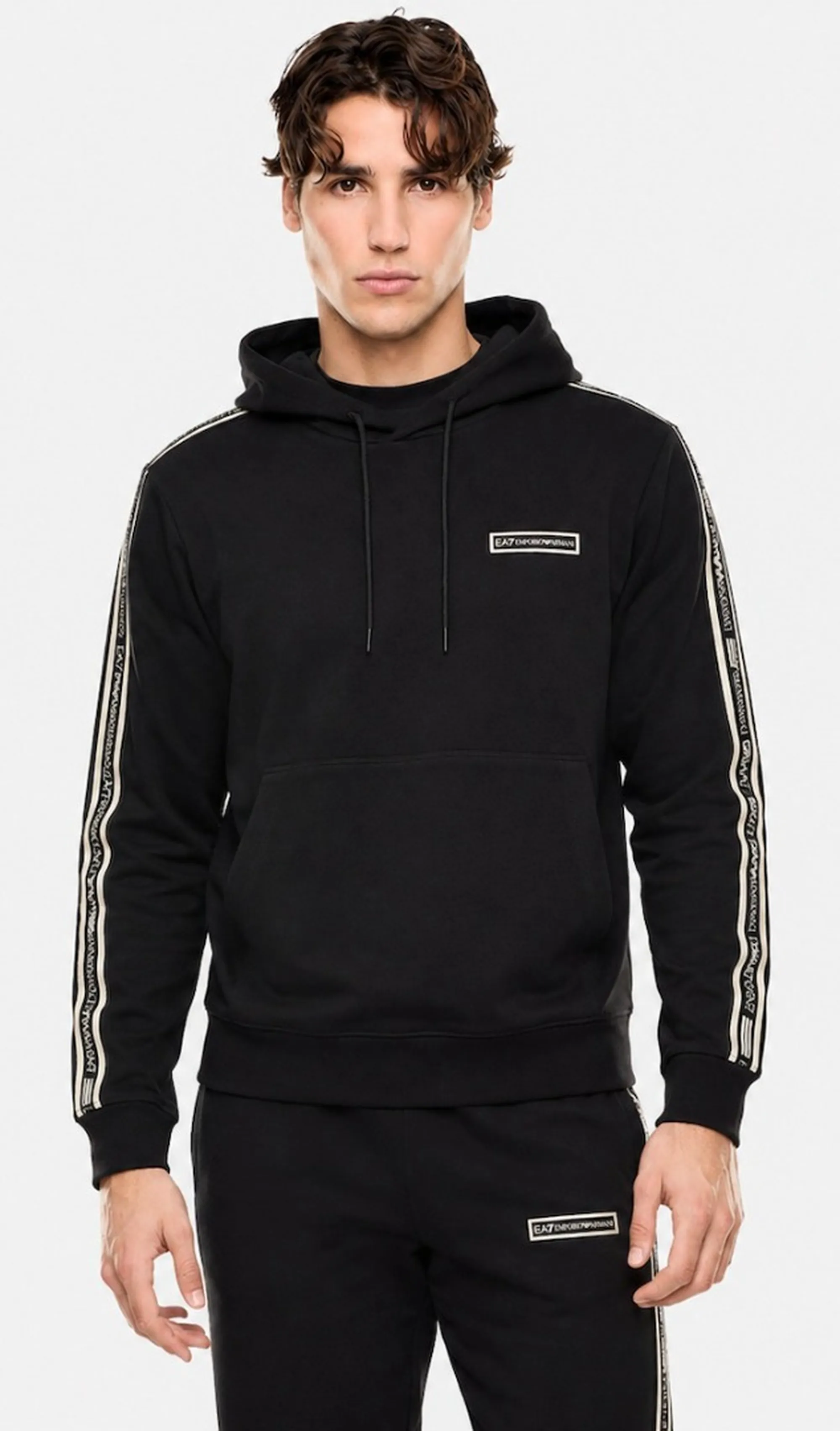 Ea7 B'Logo Series In Jersey Sweater' Black 7M002196Af10377 190998