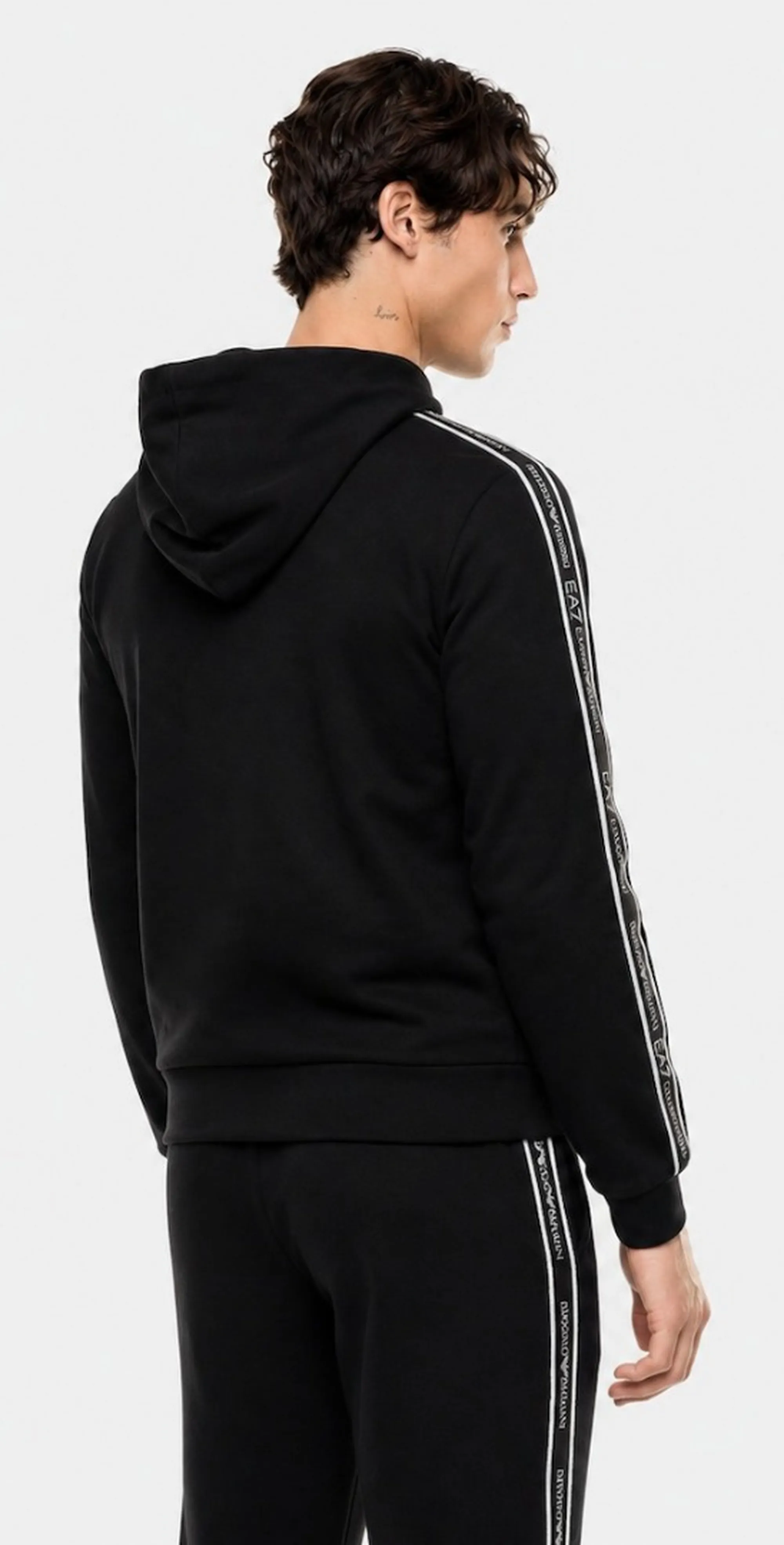 Ea7 B'Logo Series In Jersey Sweater' Black 7M002196Af10377 191000