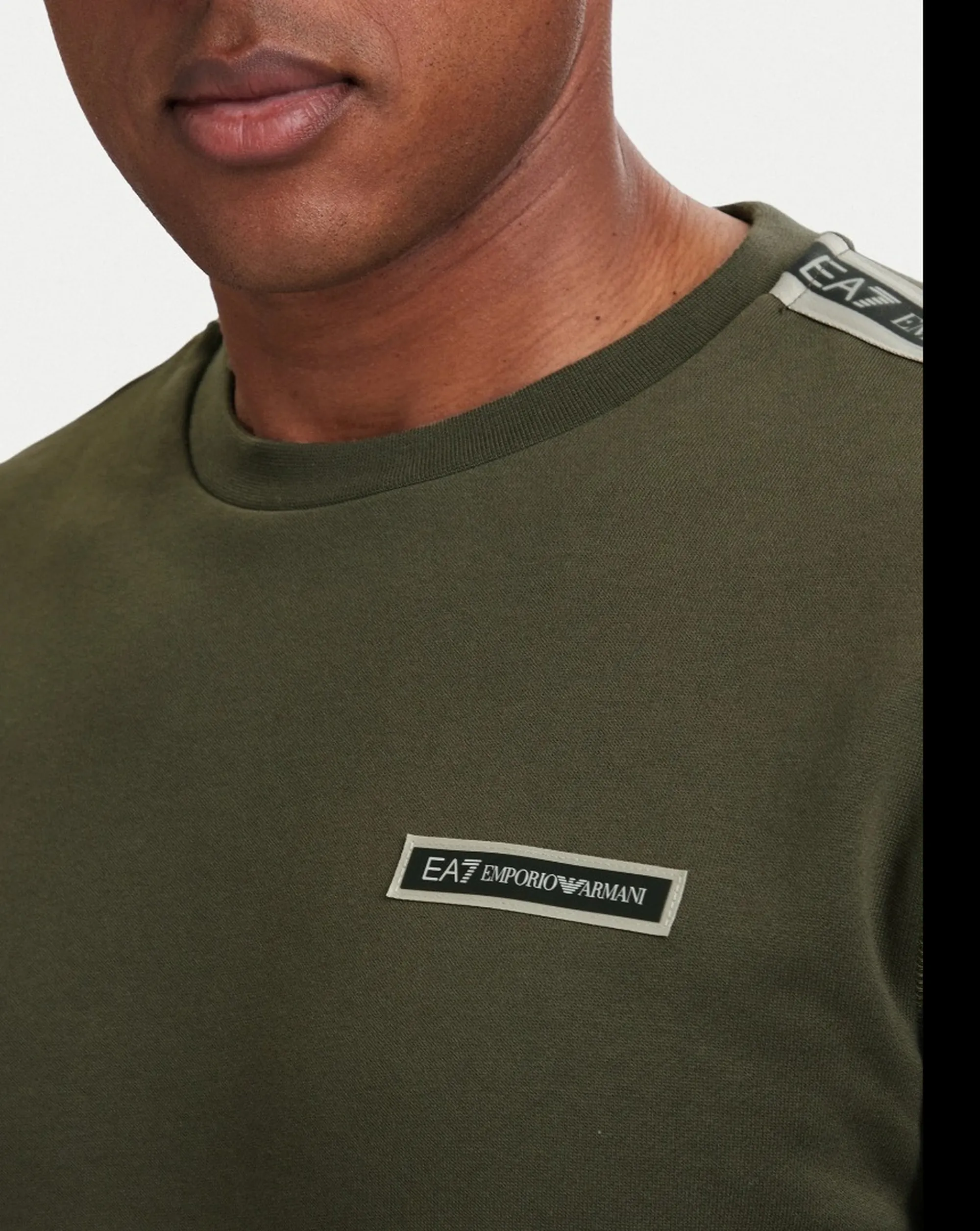 Ea7 B'Logo Series In Jersey Sweaters' Military Green 7M002195Af10377 190978