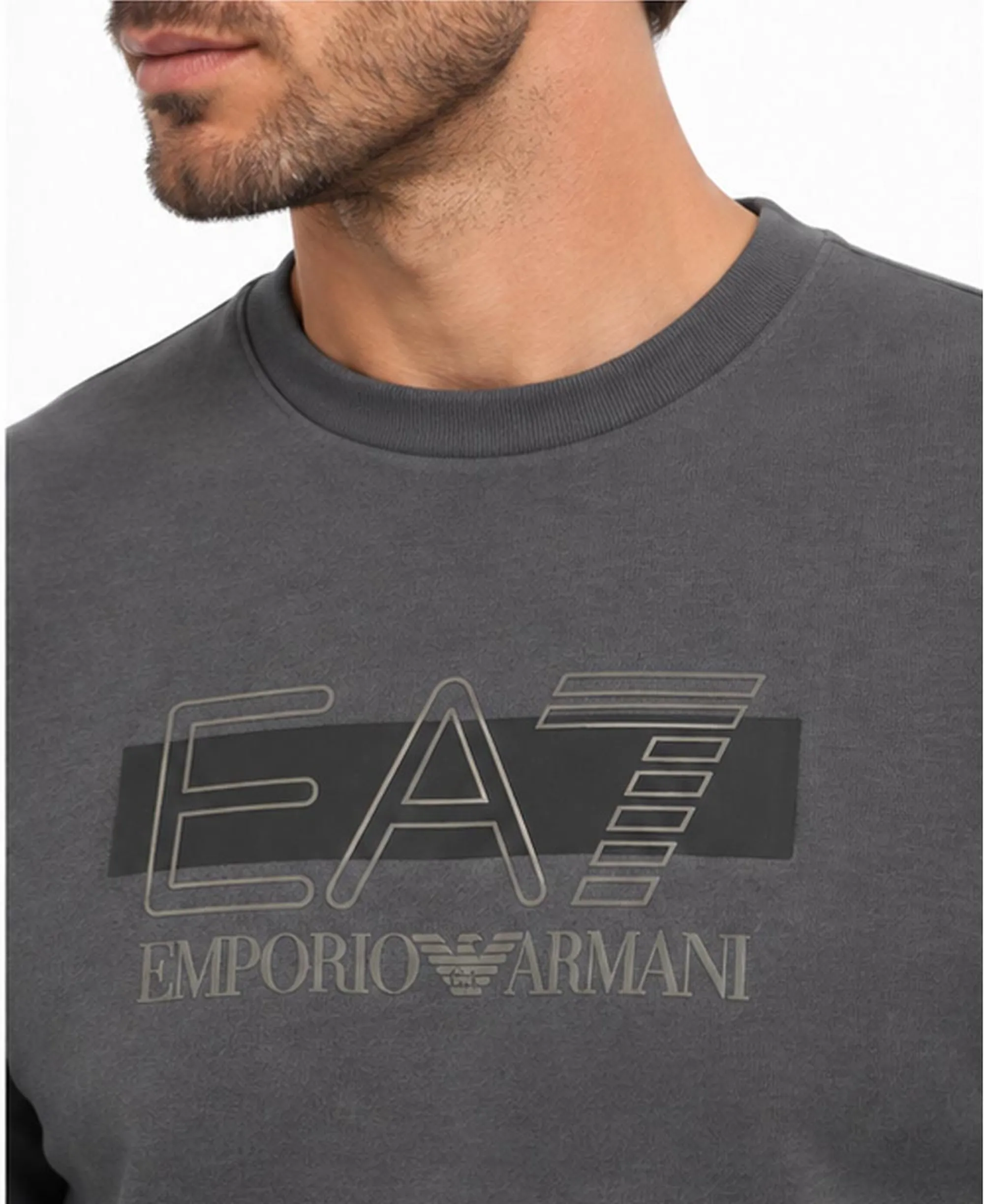 Ea7 B'Visibility Sweatshirt' Grey 7M002425Af10377 191200