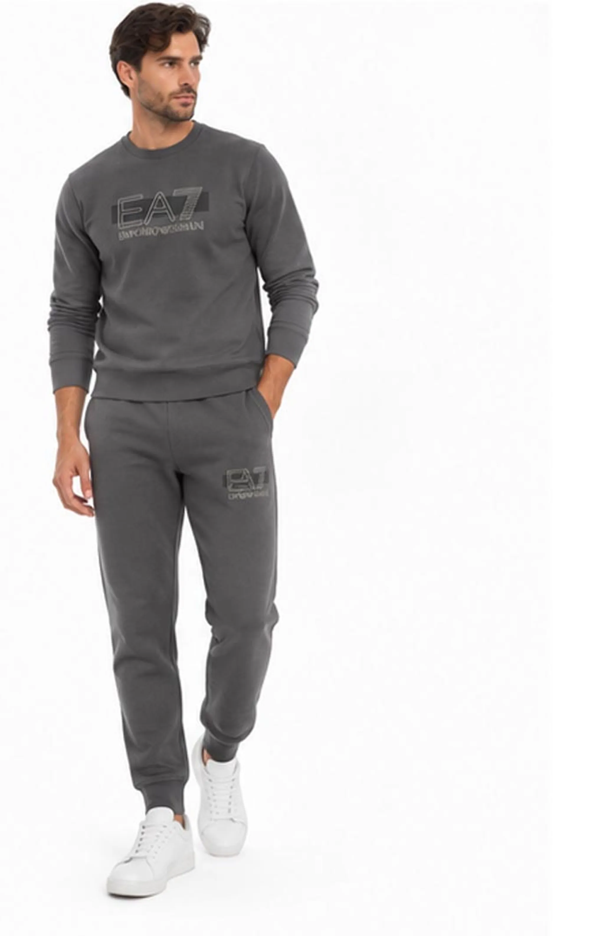 Ea7 B'Visibility Sweatshirt' Grey 7M002425Af10377 191201