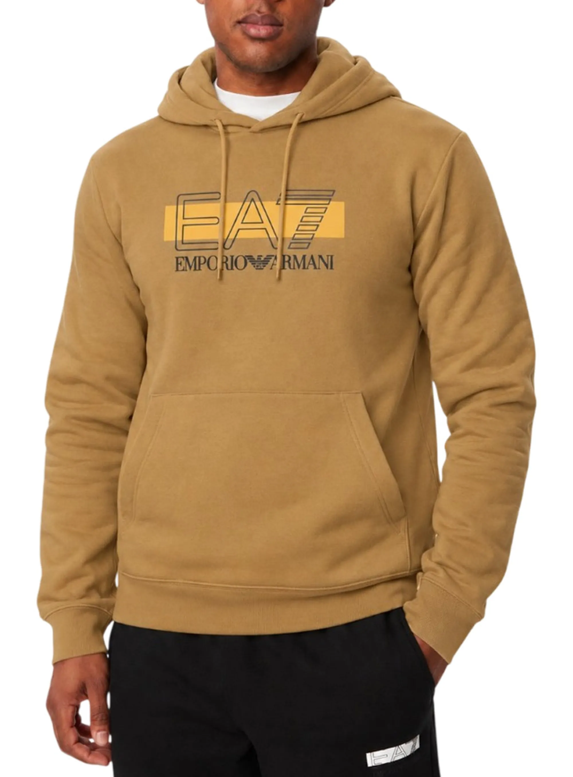 Ea7 Felpa Visibility Senape 7M002426Af10377 191507