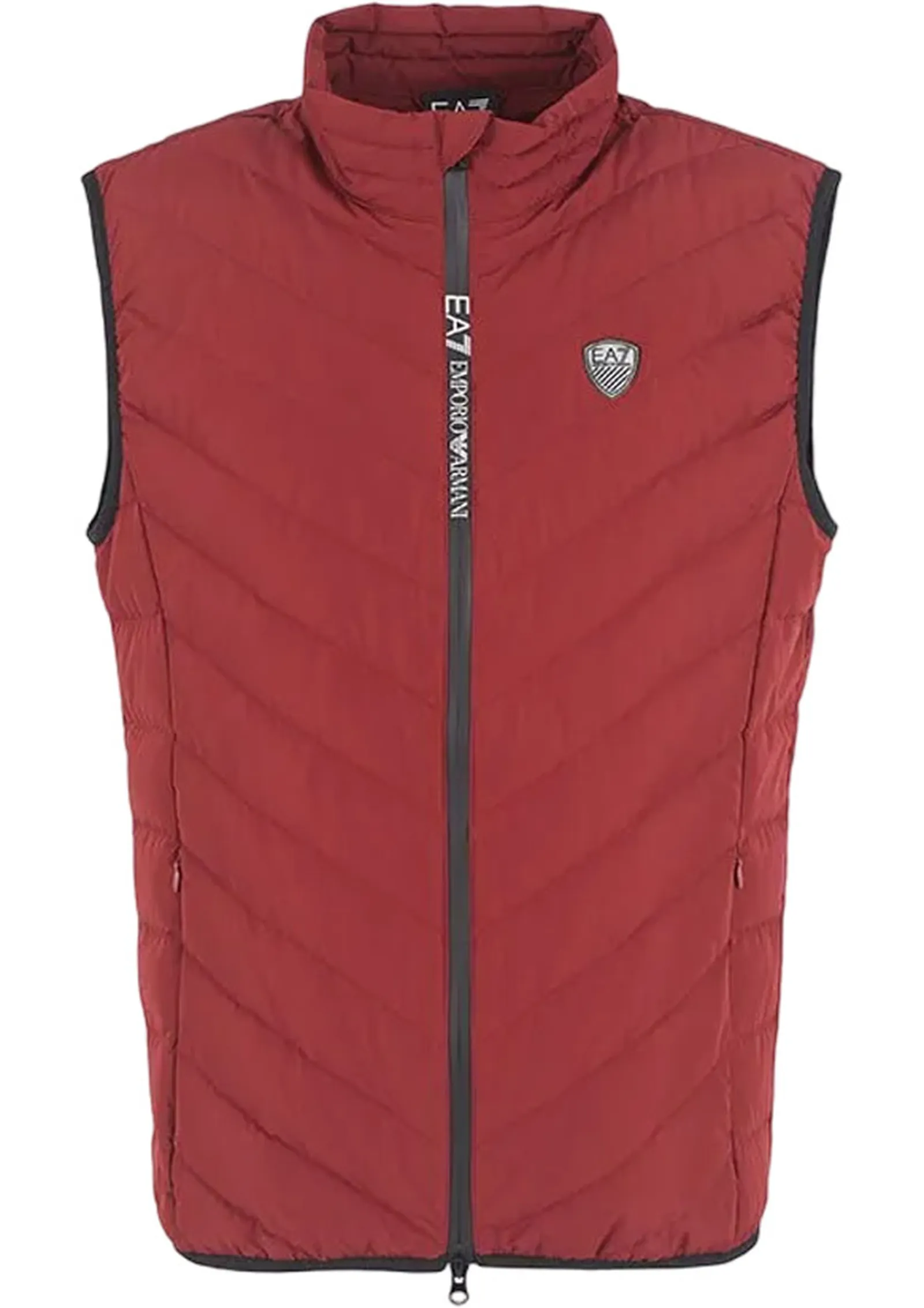 Ea7 Gilet Packable Premium Shield Rosso 8Npq02Pne1Z 128342