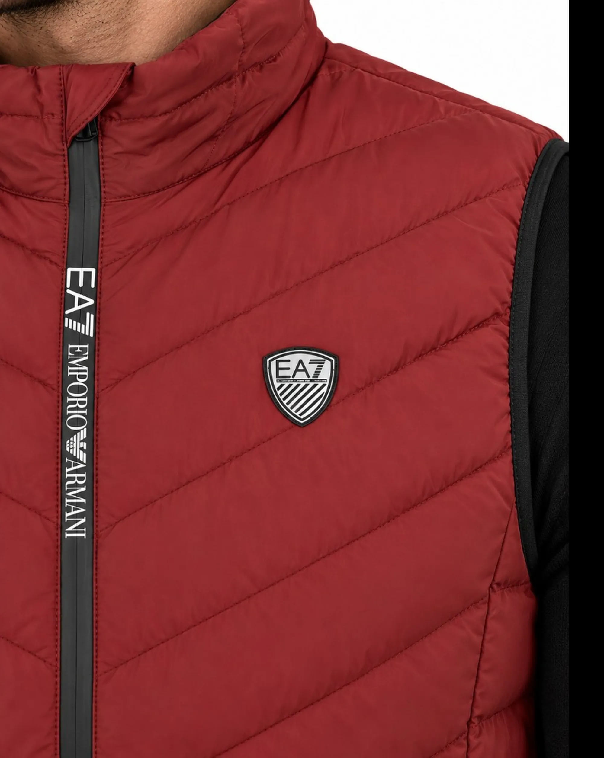 Ea7 B'Gilet Packable Premium Shield' Red 8Npq02Pne1Z 198760