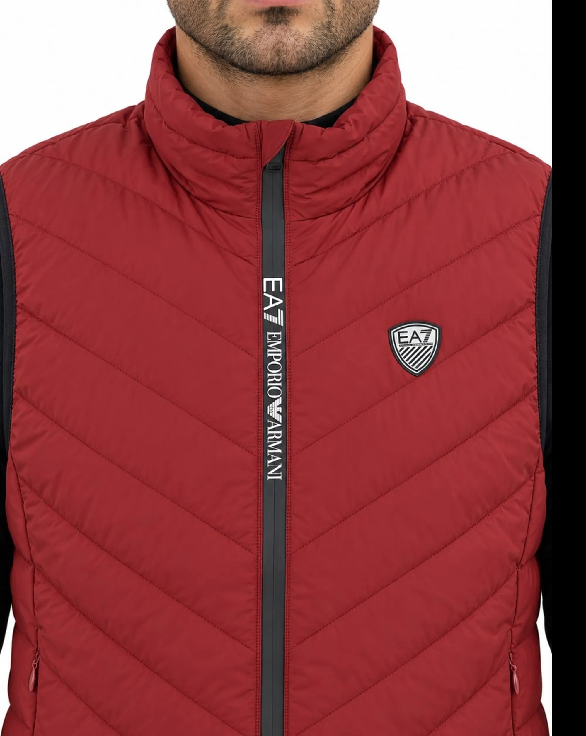 Ea7 B'Gilet Packable Premium Shield' Red 8Npq02Pne1Z 198762