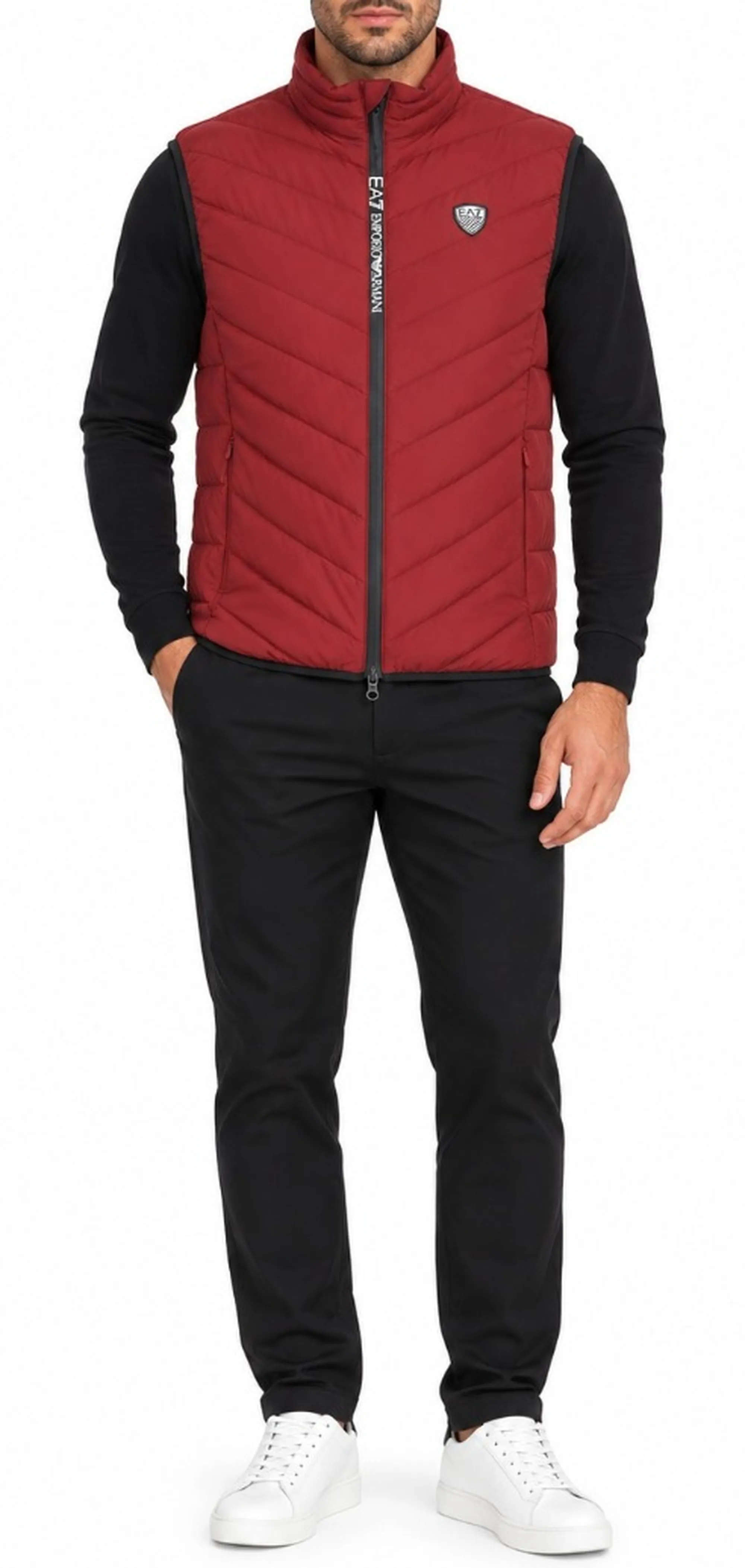 Ea7 B'Gilet Packable Premium Shield' Red 8Npq02Pne1Z 198763