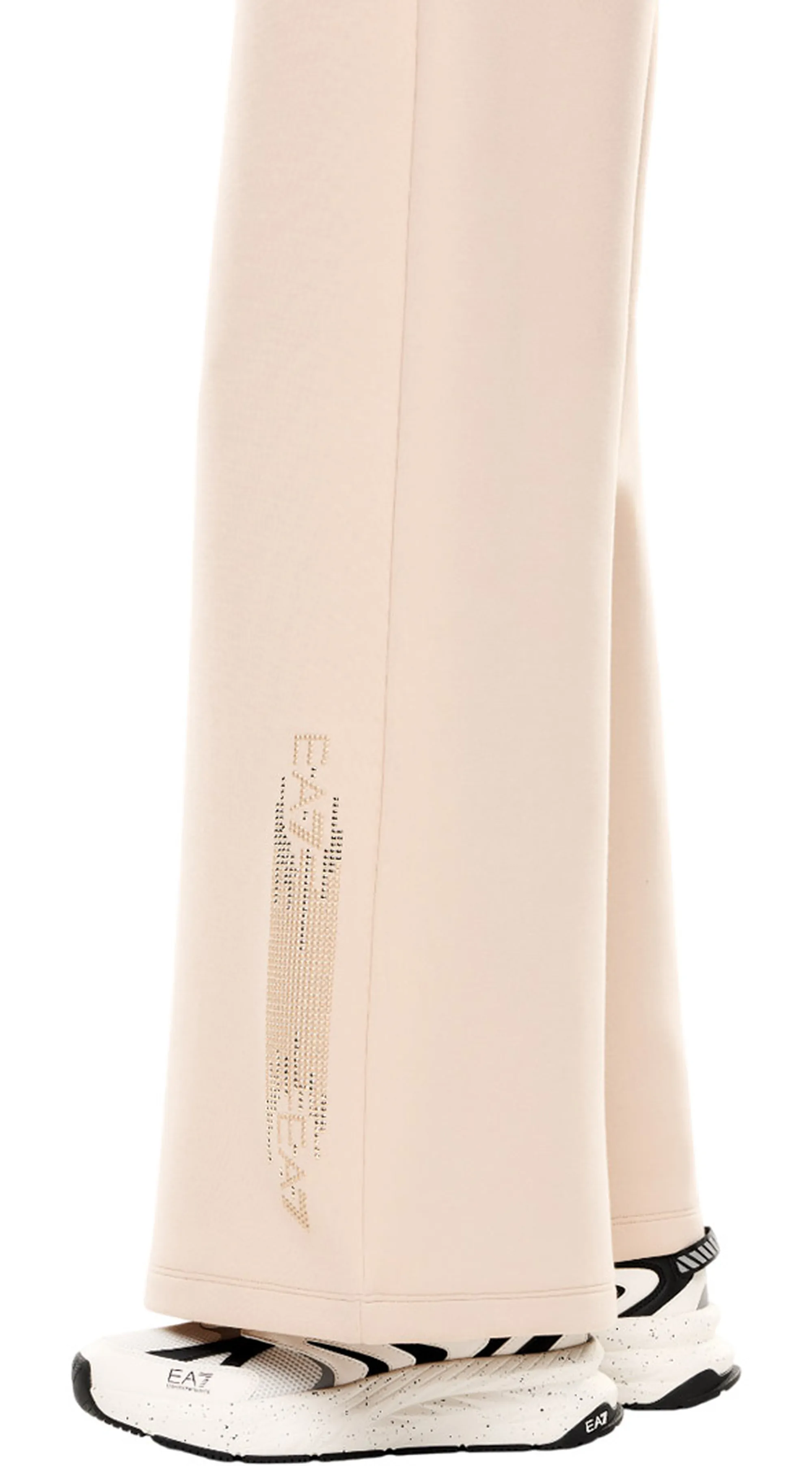 Ea7 B'Ea7 Wide Trousers' Beige 7W000526Af13151 163269