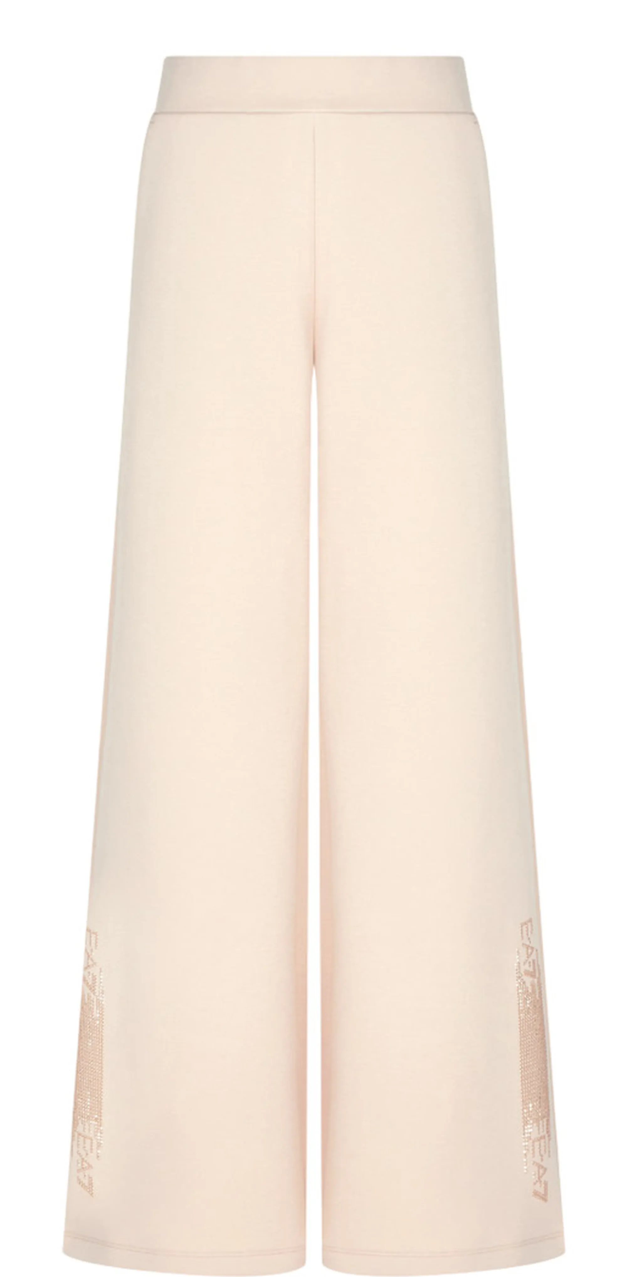 Ea7 B'Ea7 Wide Trousers' Beige 7W000526Af13151 163271