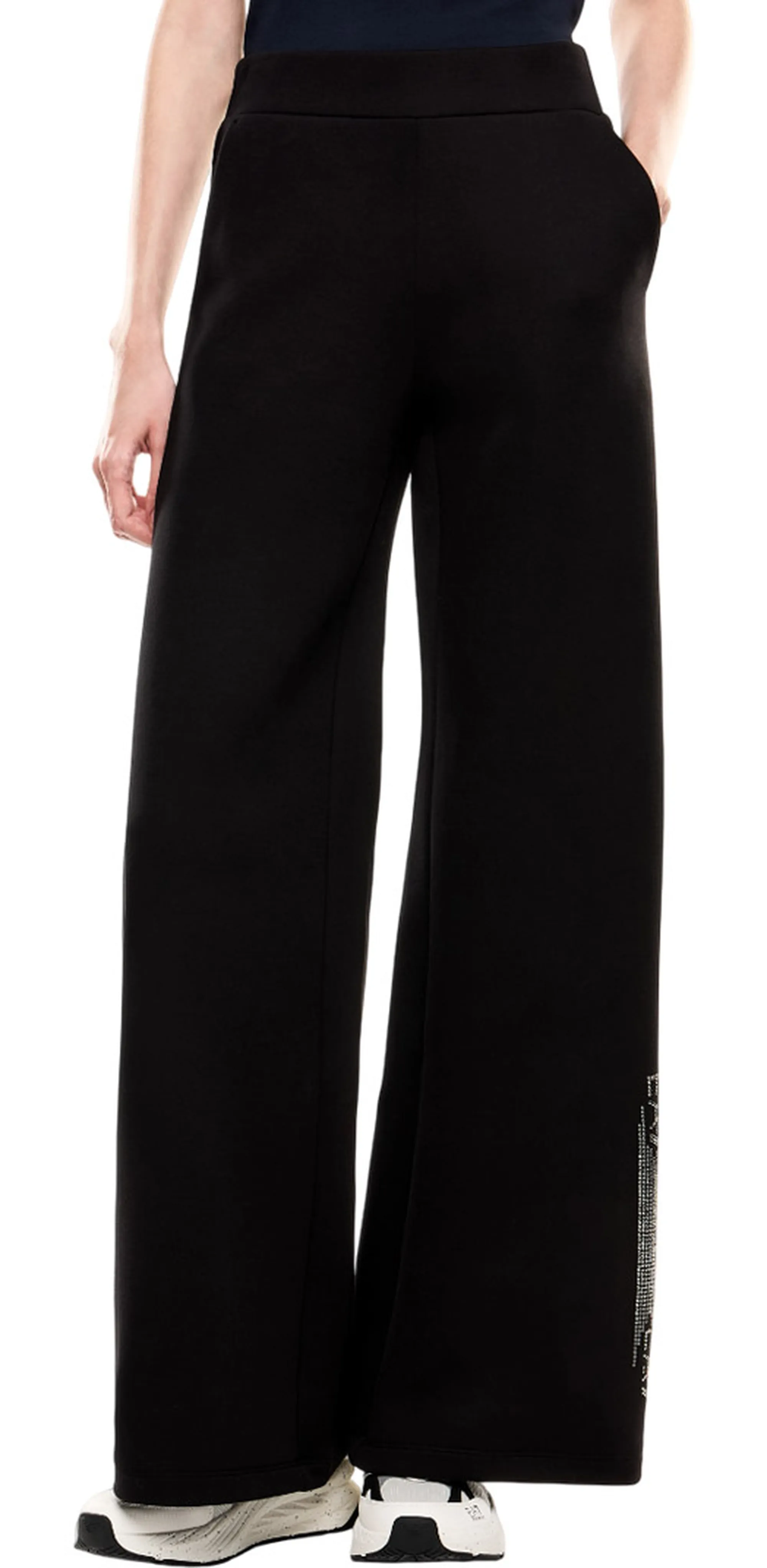 Ea7 B'Ea7 Wide Trousers' Black 7W000526Af13151 163282