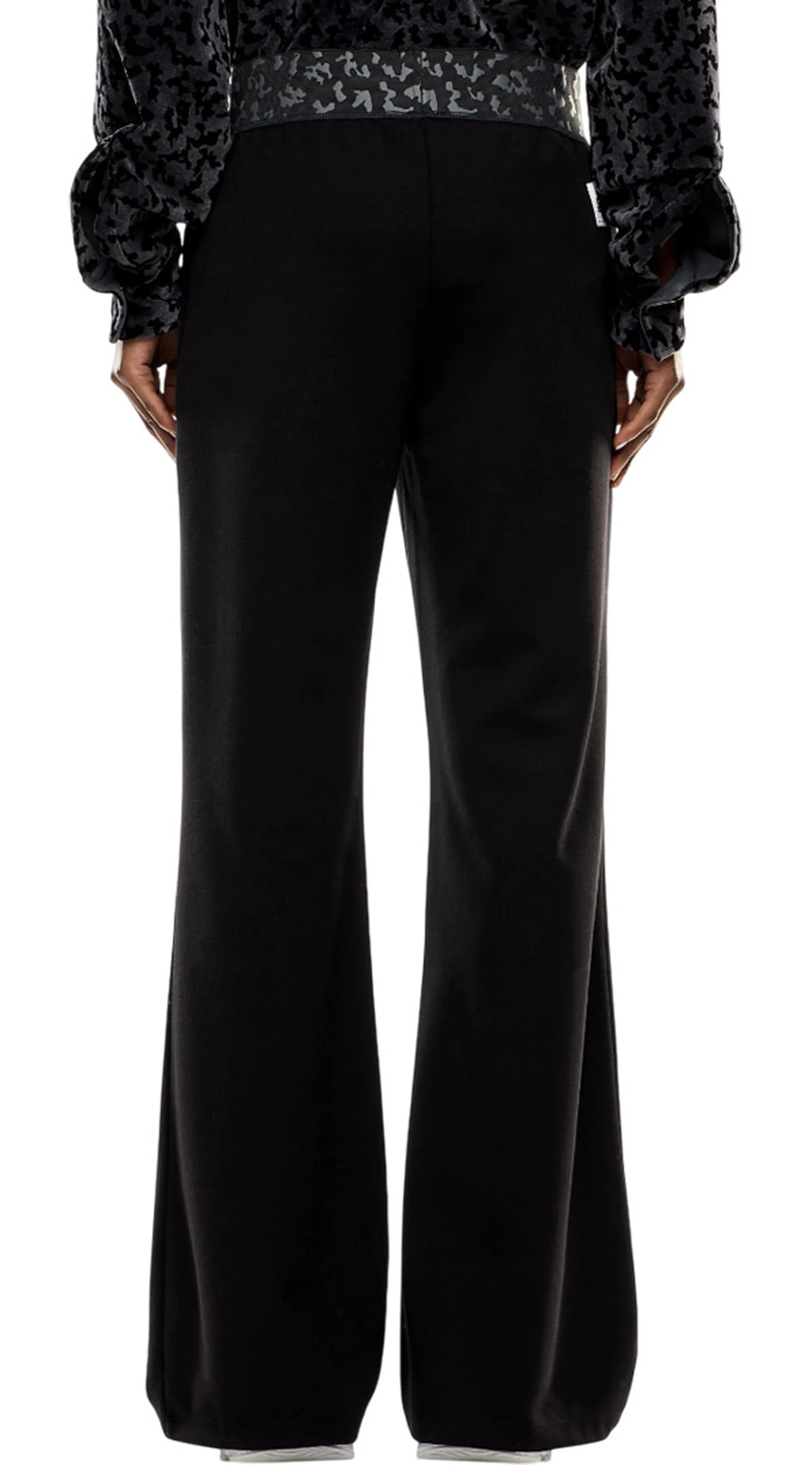 Ea7 B'Wide Leg Graphic Series Pants' Black 7W000667Af18880 163292