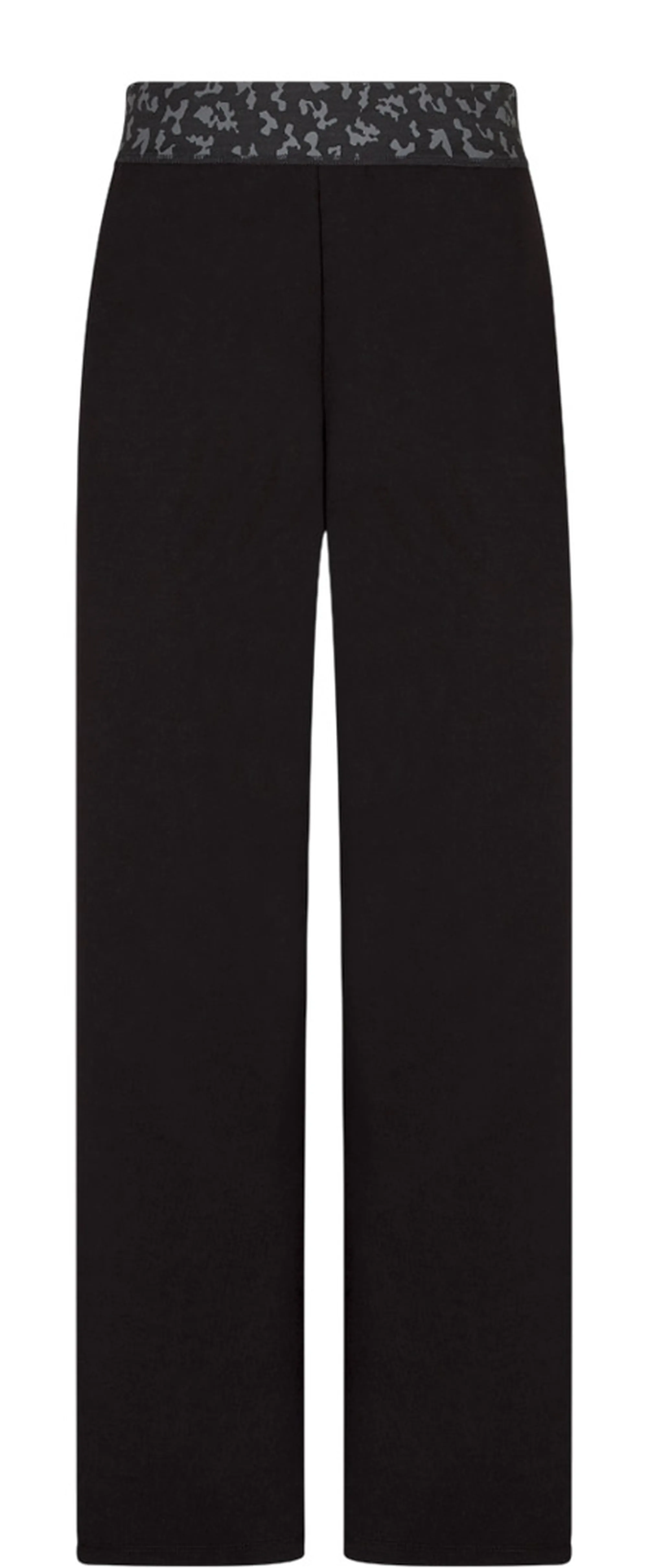 Ea7 B'Wide Leg Graphic Series Pants' Black 7W000667Af18880 163295