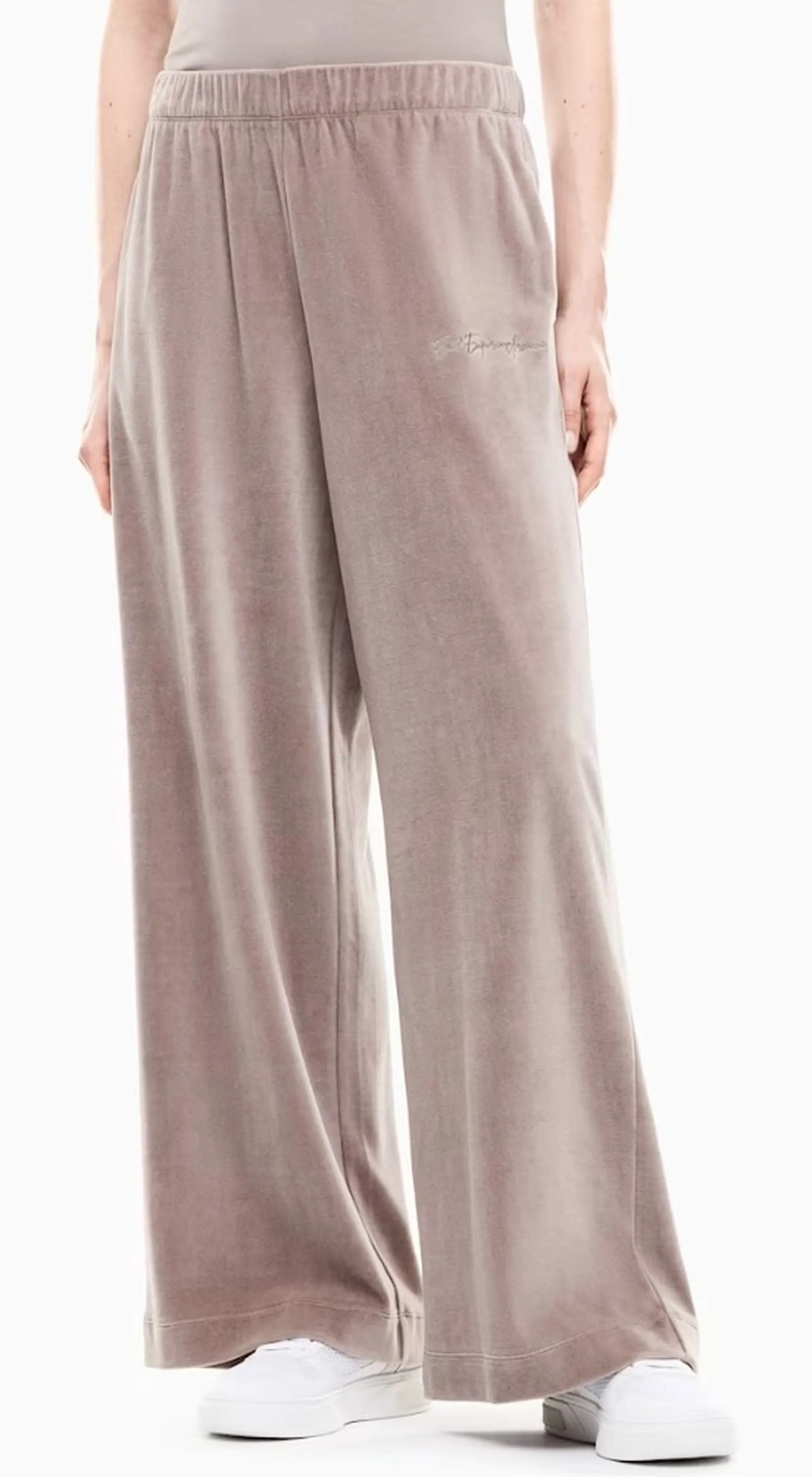 Ea7 Pantalone Athletic Velour Beige 7W001433Af26044 190909