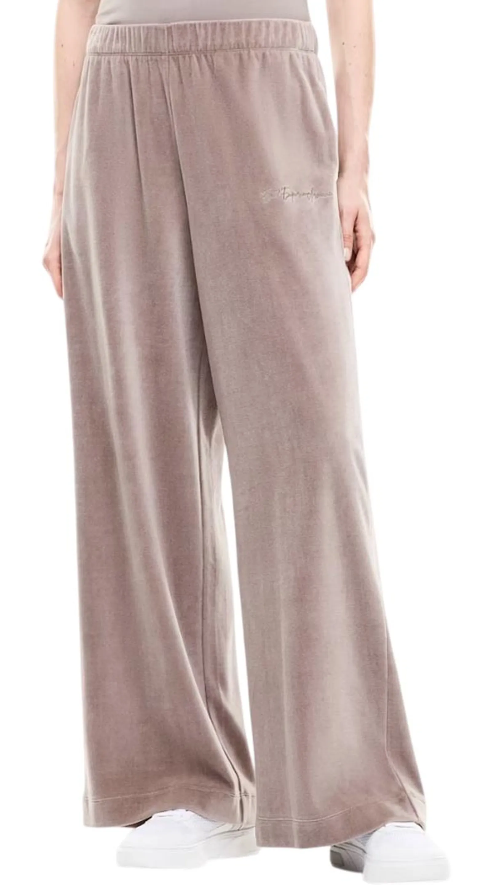 Ea7 Pantalone Athletic Velour Beige 7W001433Af26044 195945