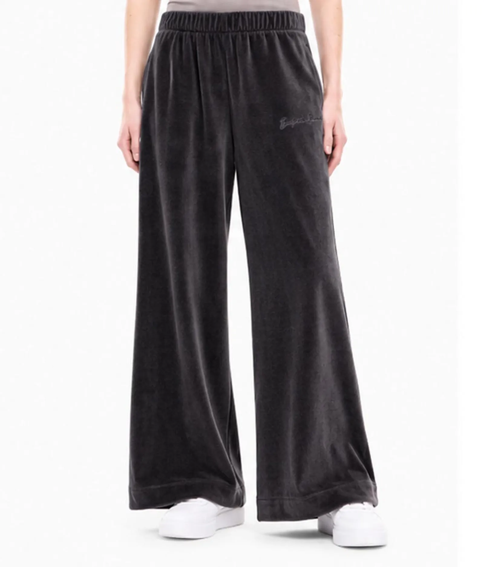 Ea7 Pantalone Athletic Velour Grigio 7W001433Af26044 190927