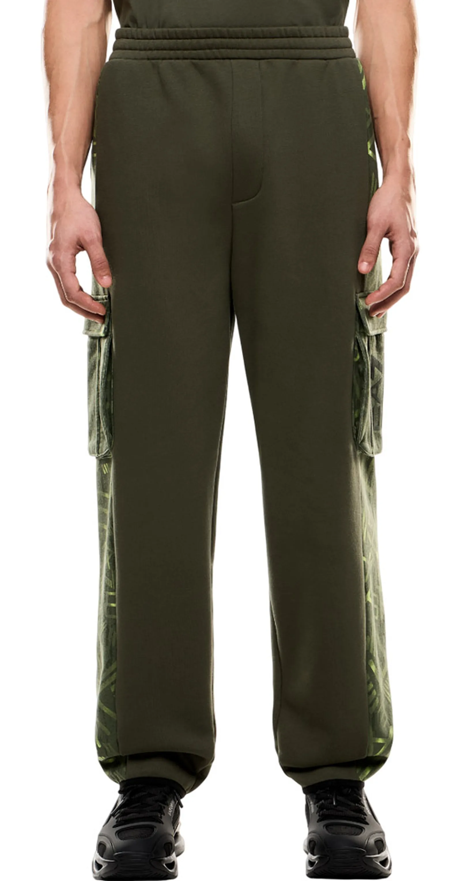 Ea7 Pantalone Cargo Graphic Series Verde 7M001132Af16549 161437