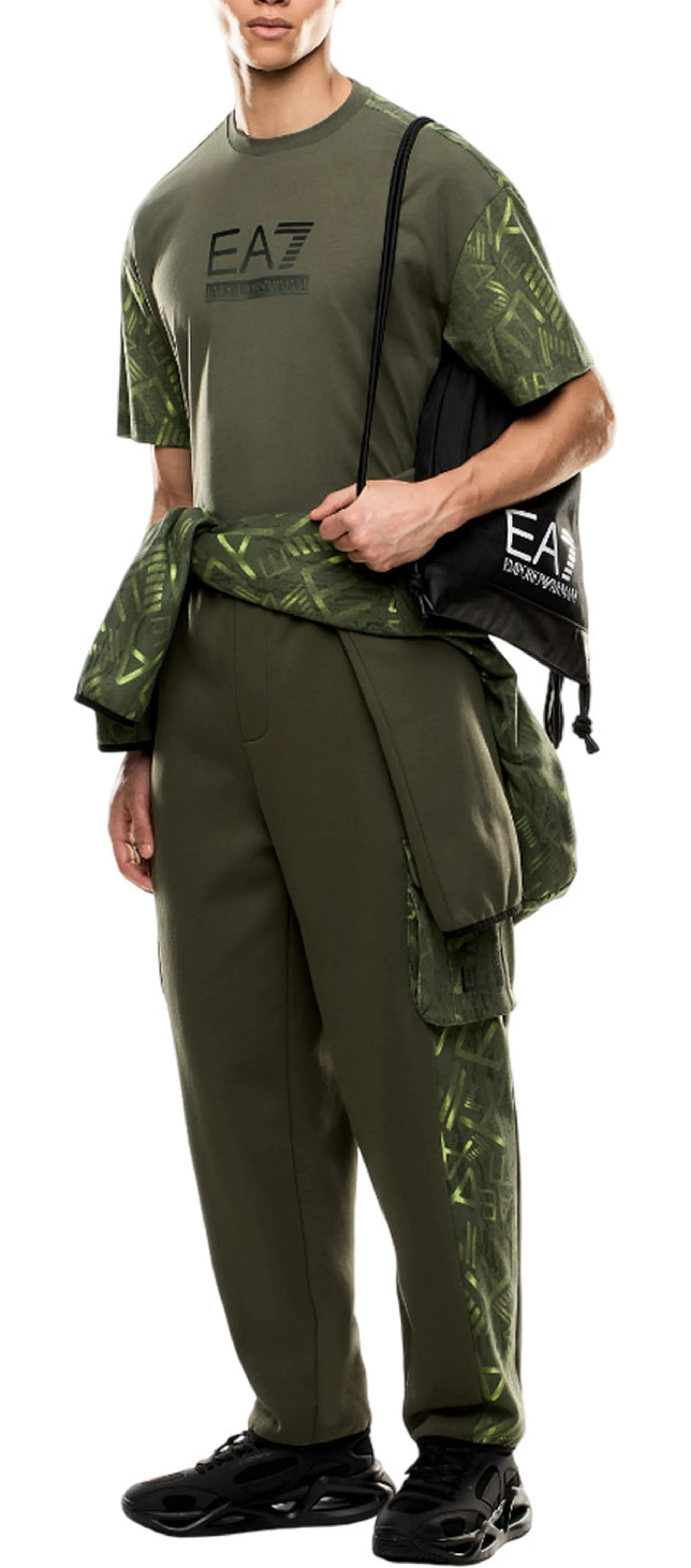 Ea7 B'Cargo Graphic Series Trouser' Green 7M001132Af16549 161440