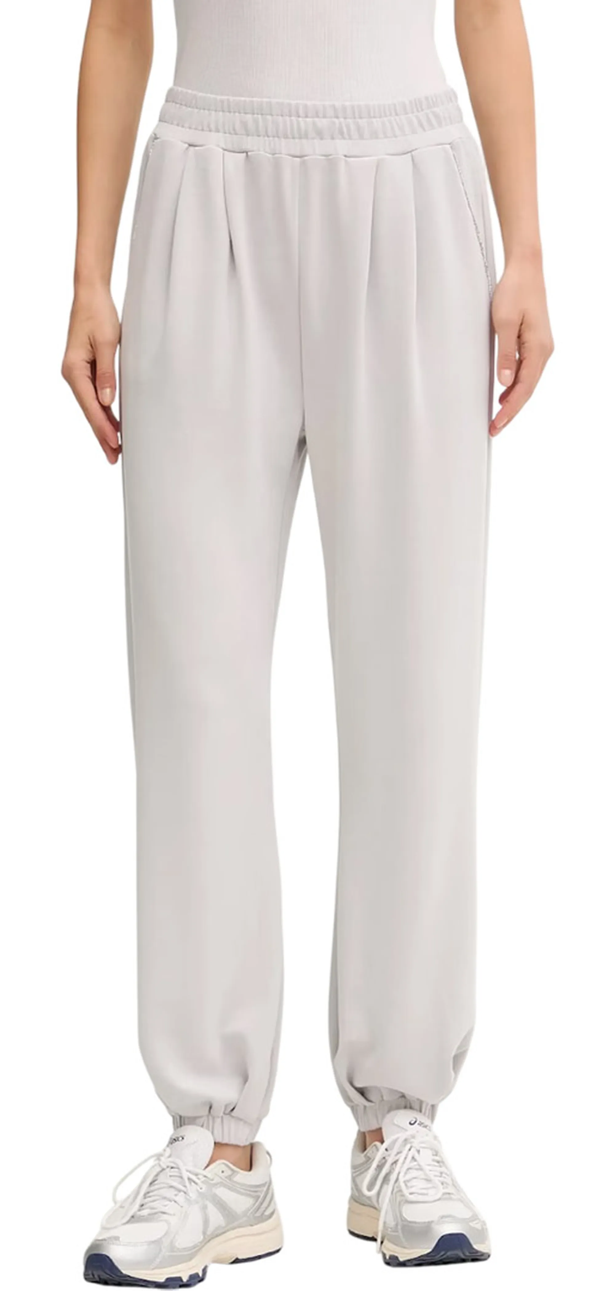 Ea7 Pantalone Ea7 Con Strass Bianco 7W000446Af12643 162820